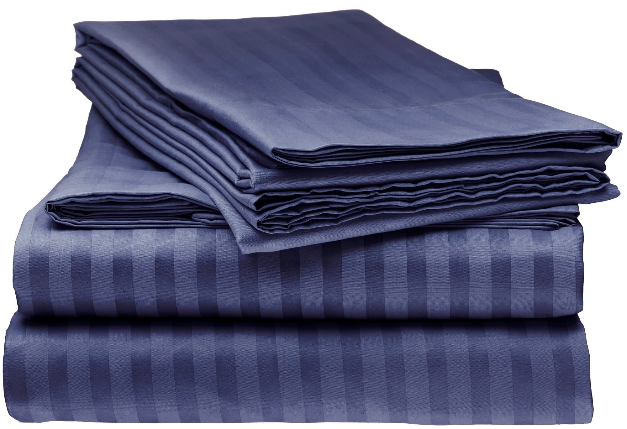 Short Queen Italian Prestige Collection 4PC Sheet Set – 1800 Hotel Luxury Double Brushed Microfiber Bed Sheet -– NAVY