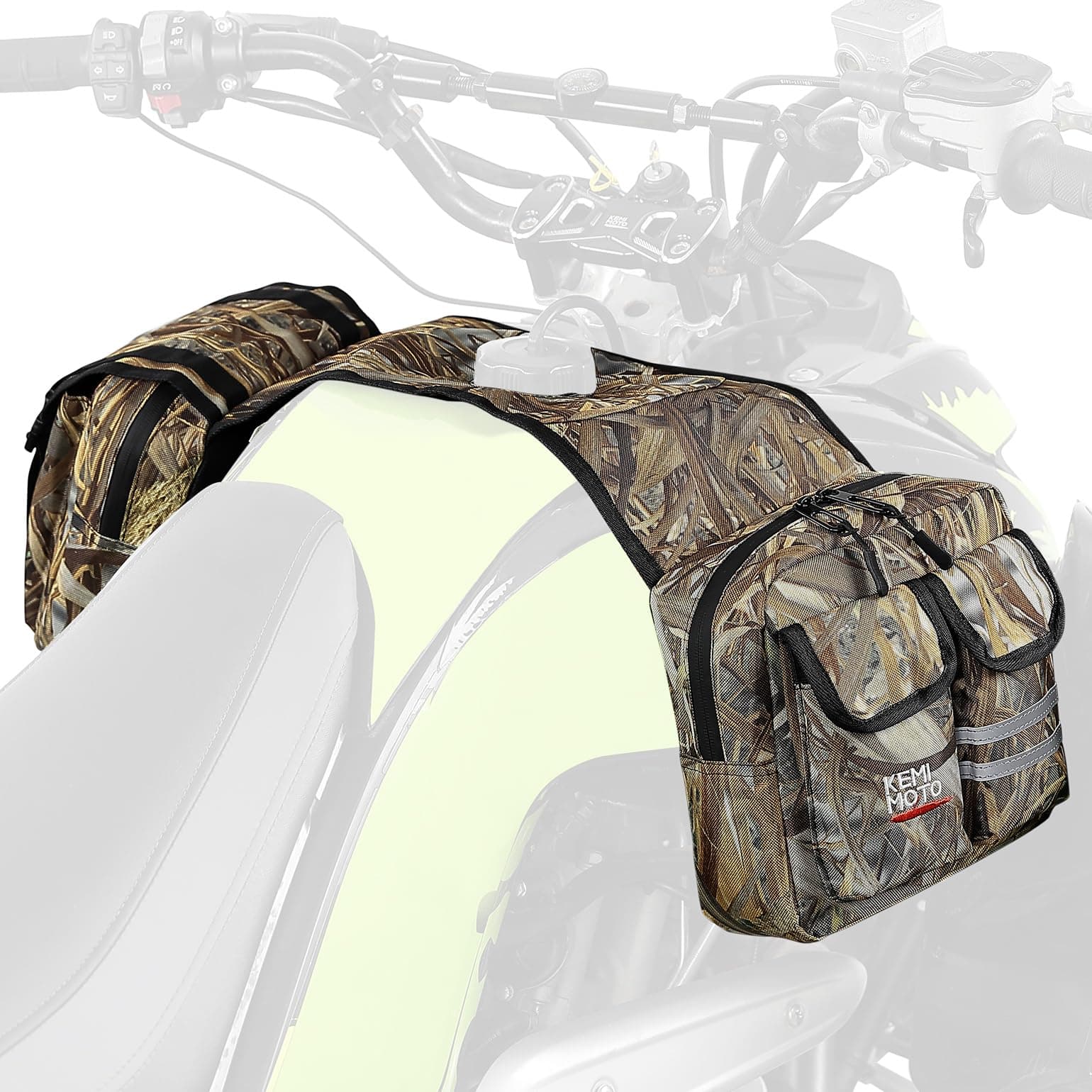 ATV Cooler Bag Waterproof Motorcycle Saddle Bag Compatible with Most ATV, Motorcycle, Snowmobile