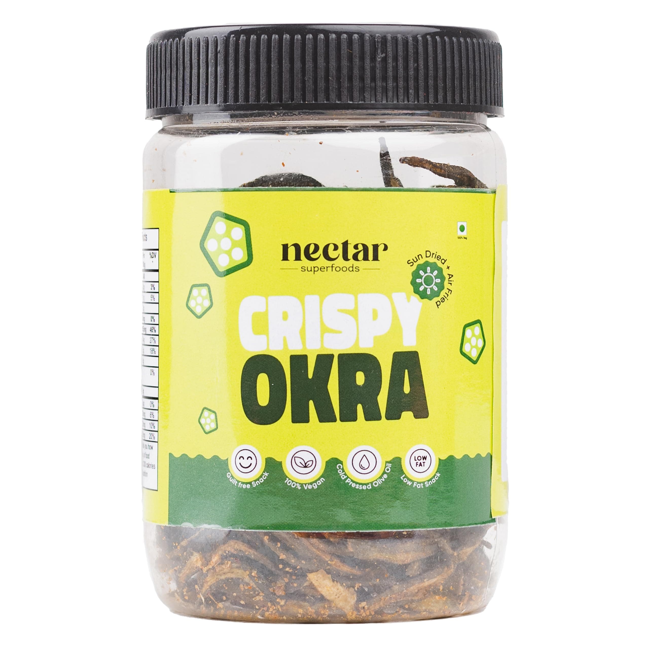 Nectar Superfoods Sun Dried – Vegetable Chips(Crispy Okra)