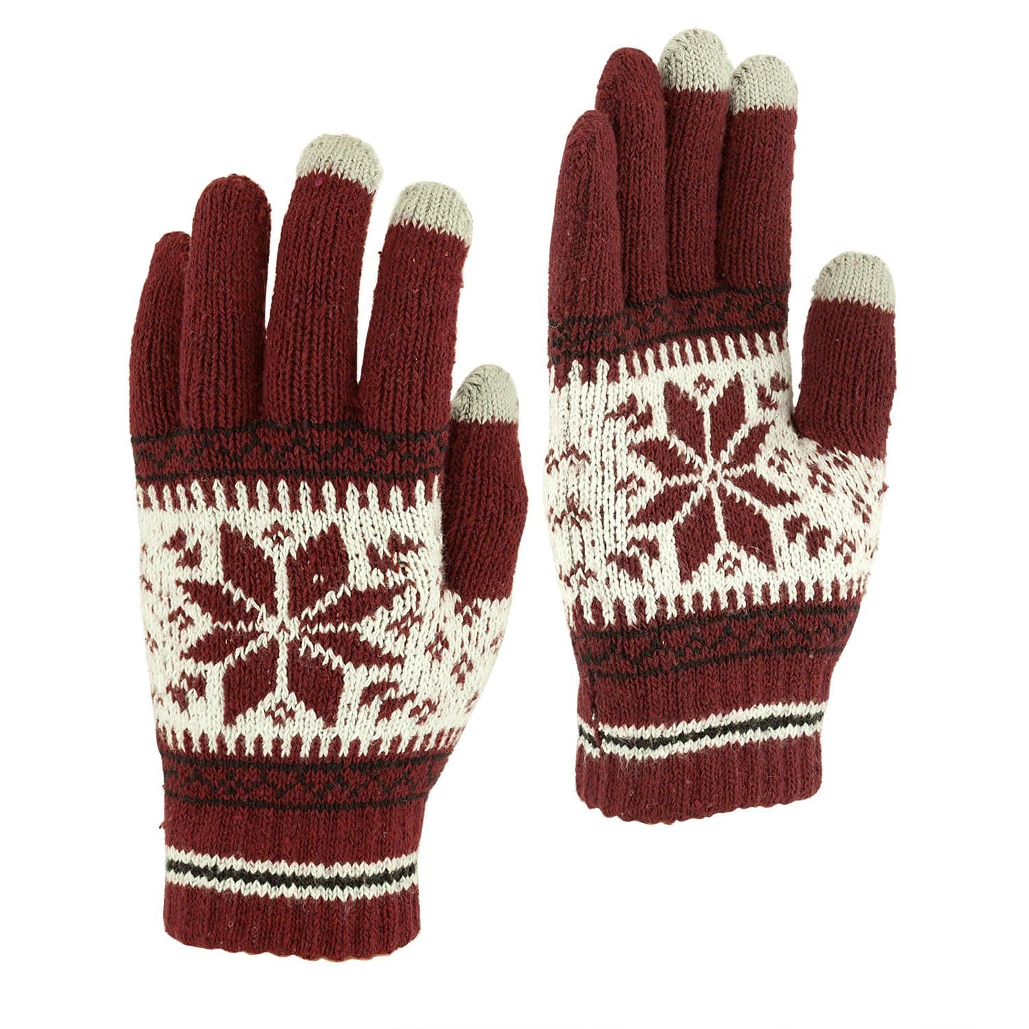 Touchscreen Texting Gloves - Outdoor Men's/Women's Warm Knit Winter Gloves