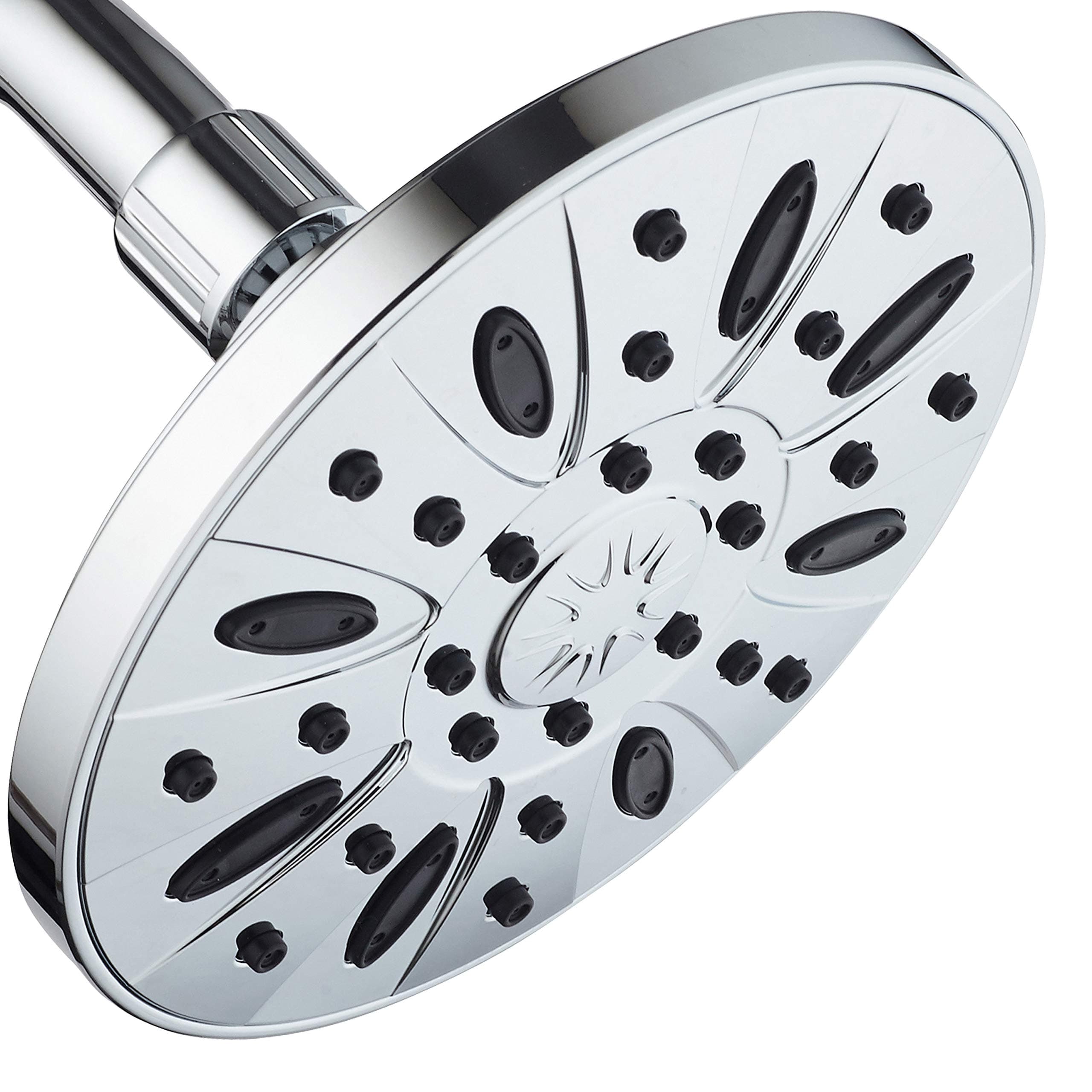 AquaDanceHigh Pressure 6 inch Luxury Spa Rain Shower Head. Anti-Clog Nozzles, Angle Adjustable, Premium All Chrome Finish. Trust Premier American Brand from Leading U.S. Showerhead