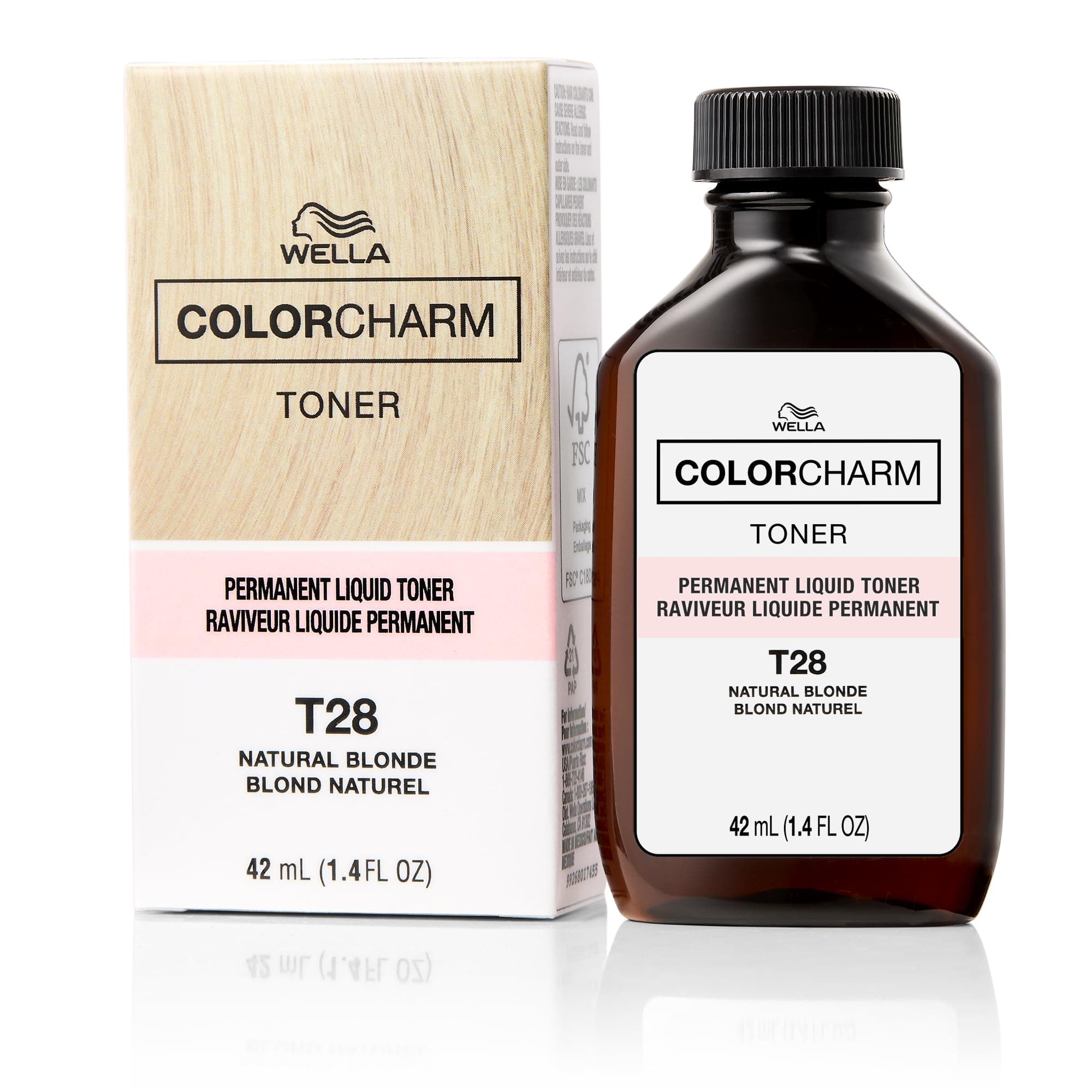 Wella Color Charm Permanent Liquid Hair Toner (T28 Natural Blonde)