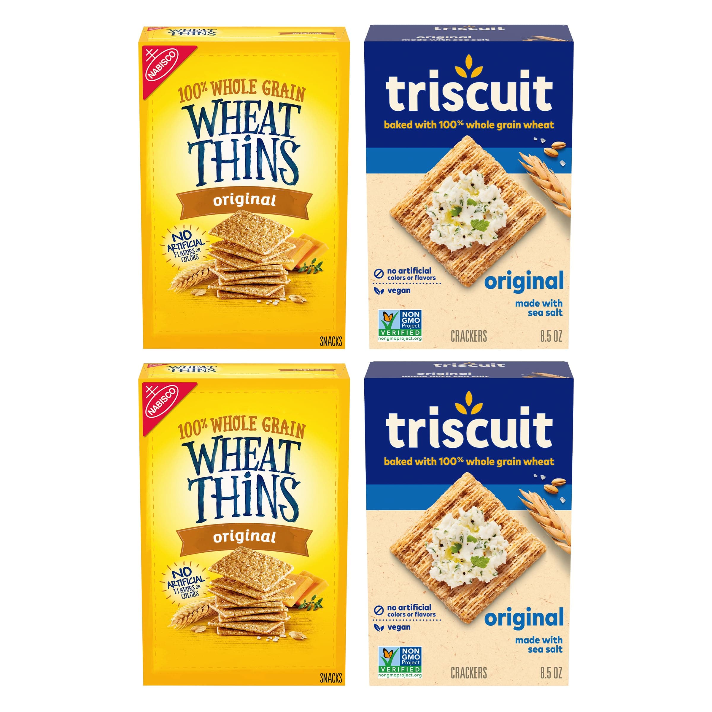 Wheat Thins Original and Triscuit Original Crackers Variety Pack