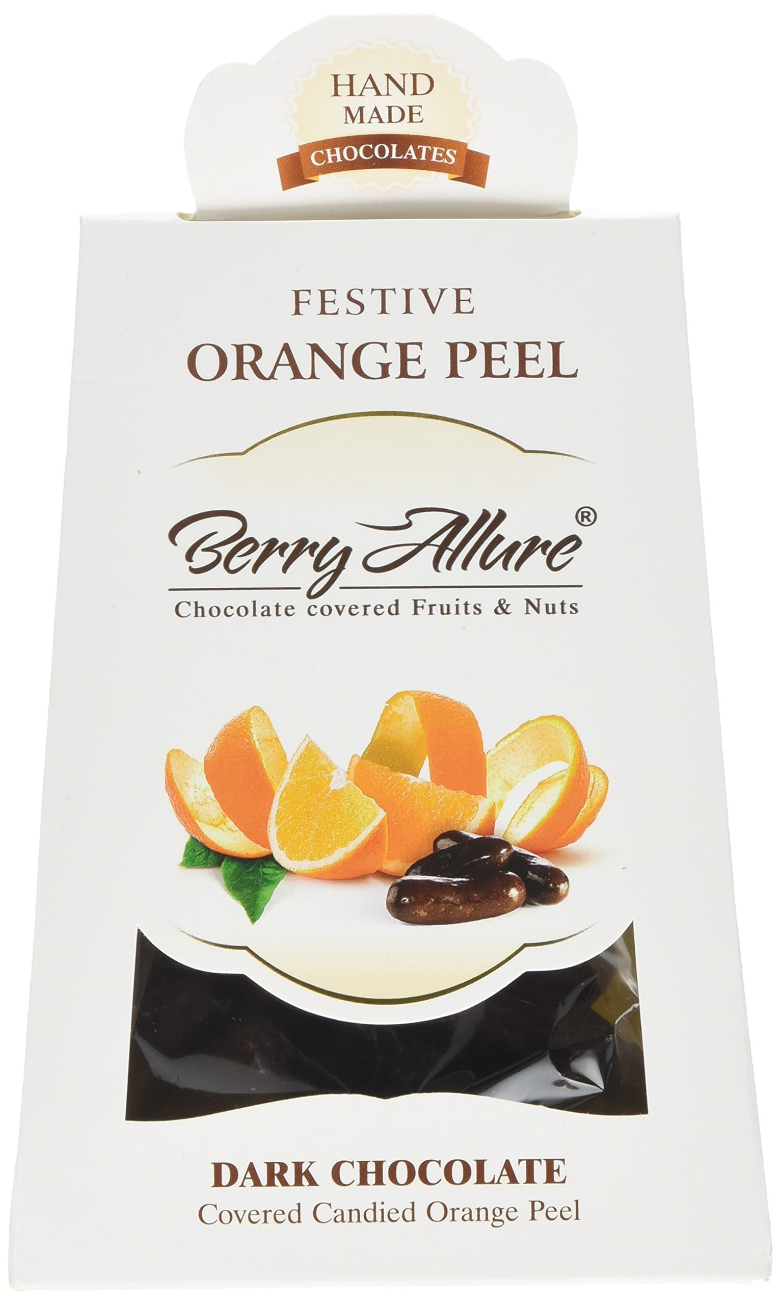 Berry Allure Pouch of Dark Chocolate Coated Orange Peel 100 g (Pack of 2)