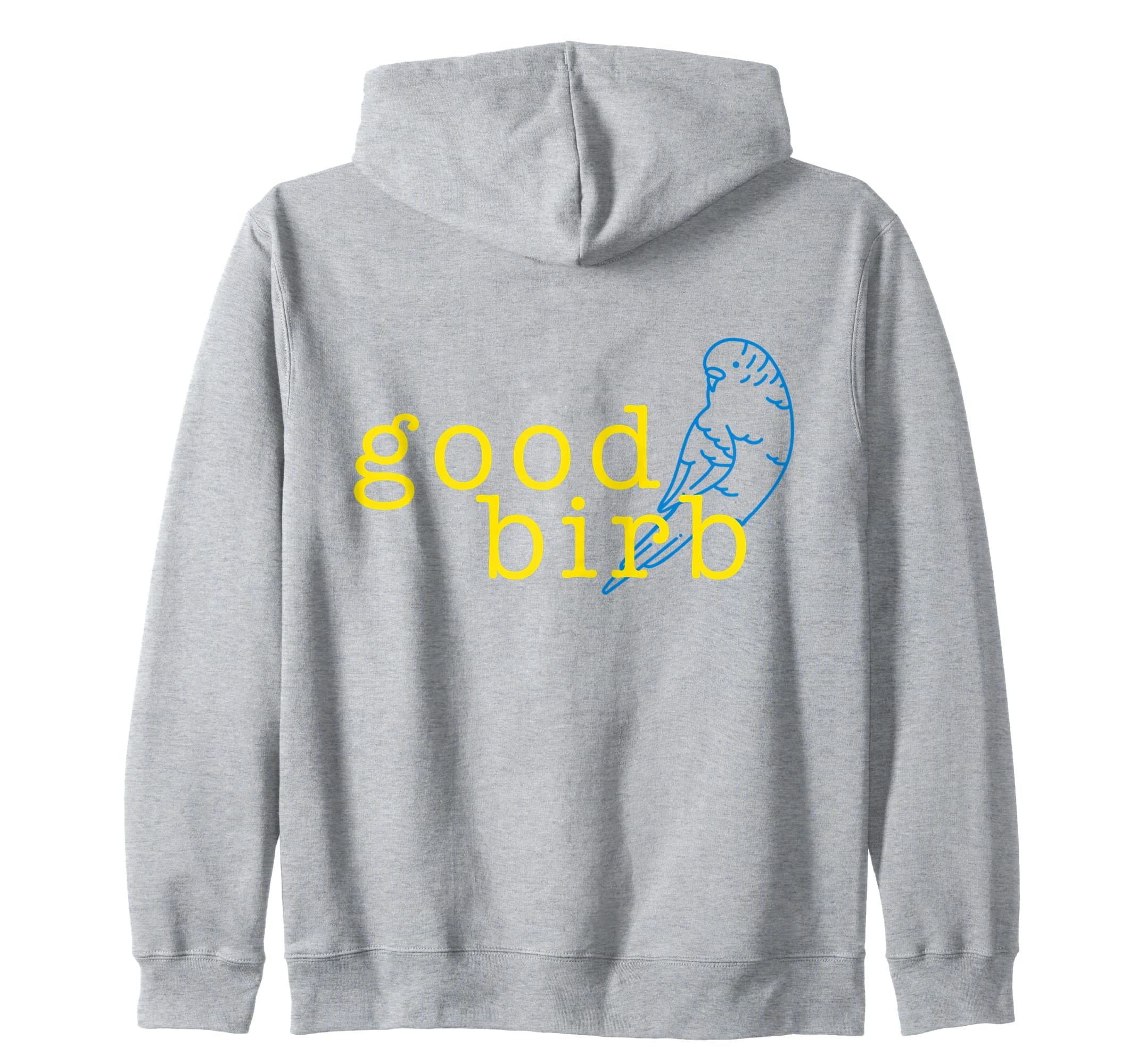 Cute Pet Bird Budgie Parakeet Smol Birb Good Bird Pet Budgie Zip Hoodie