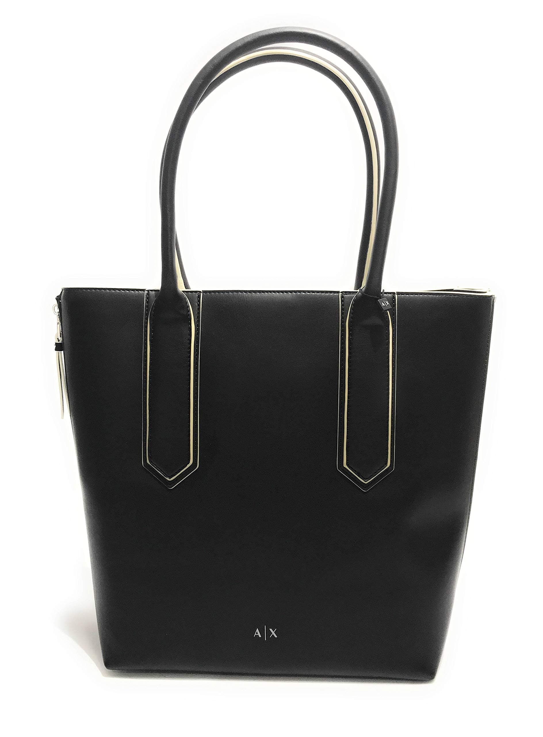 Logo Zipper Large Soft Eco Nappa Leather Shopping Bag