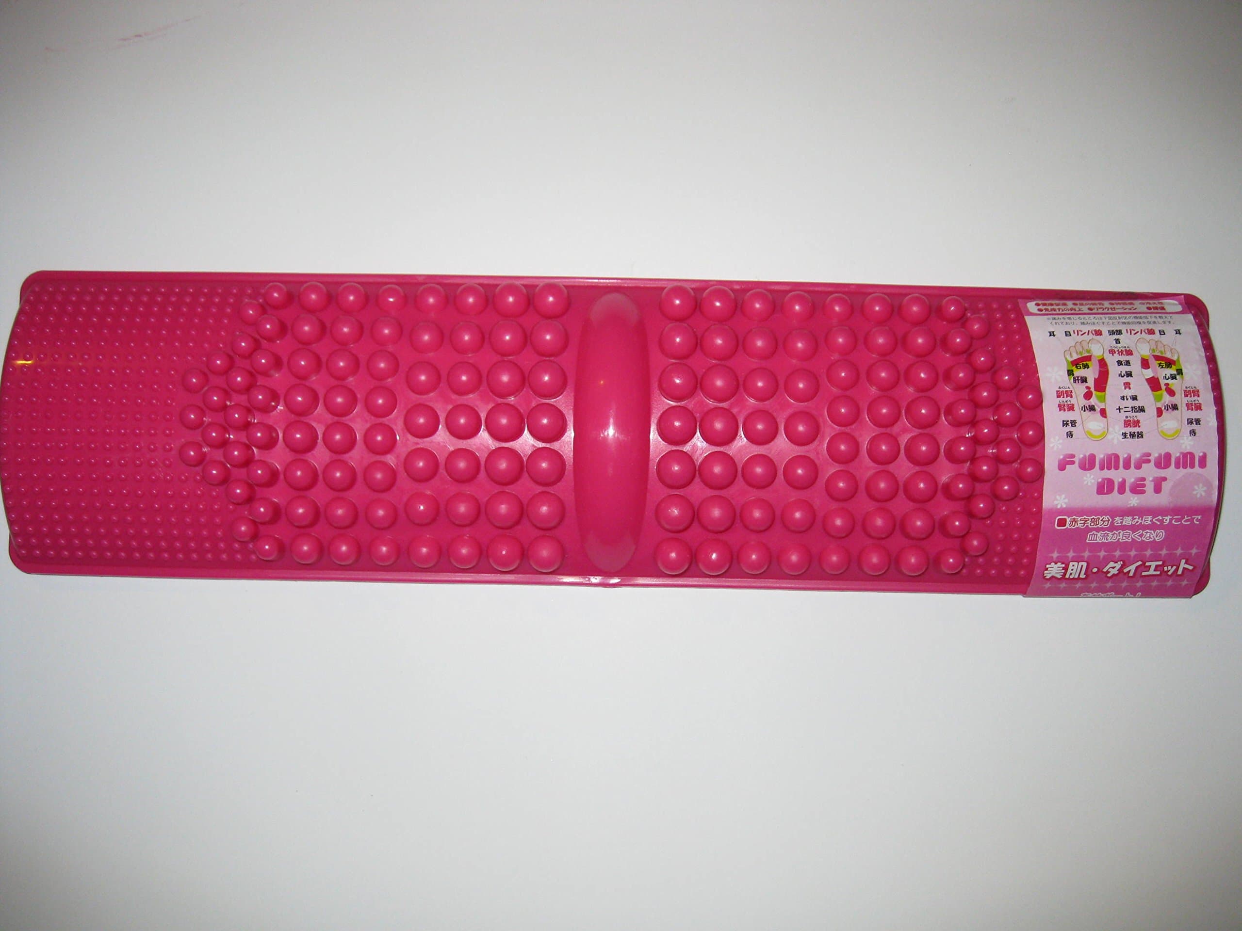 Japanese Reflexology Foot Massager with Nubs (Pink)