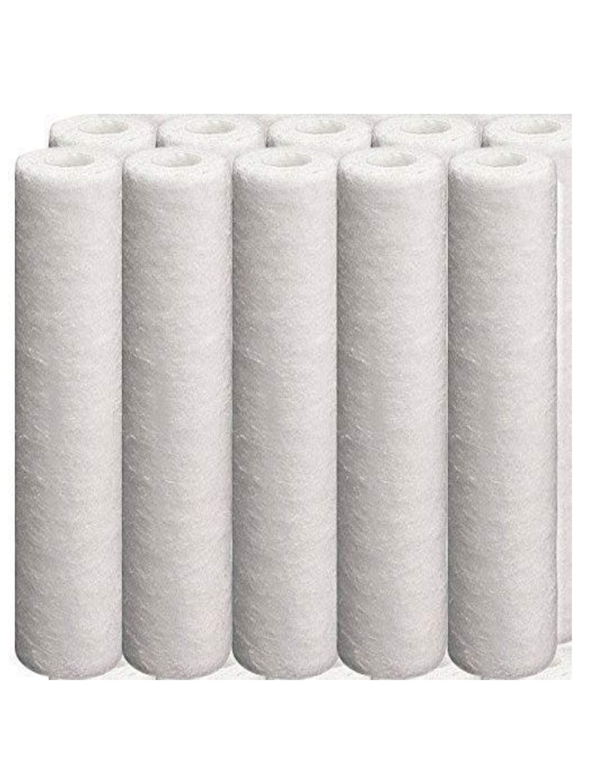 CFS10-Pack Compatible with Culligan HF-360 Polypropylene Sediment Filter - Universal 10-inch 5-Micron Cartridge for Culligan HF-360 Whole House Sediment Filter Clear Housing