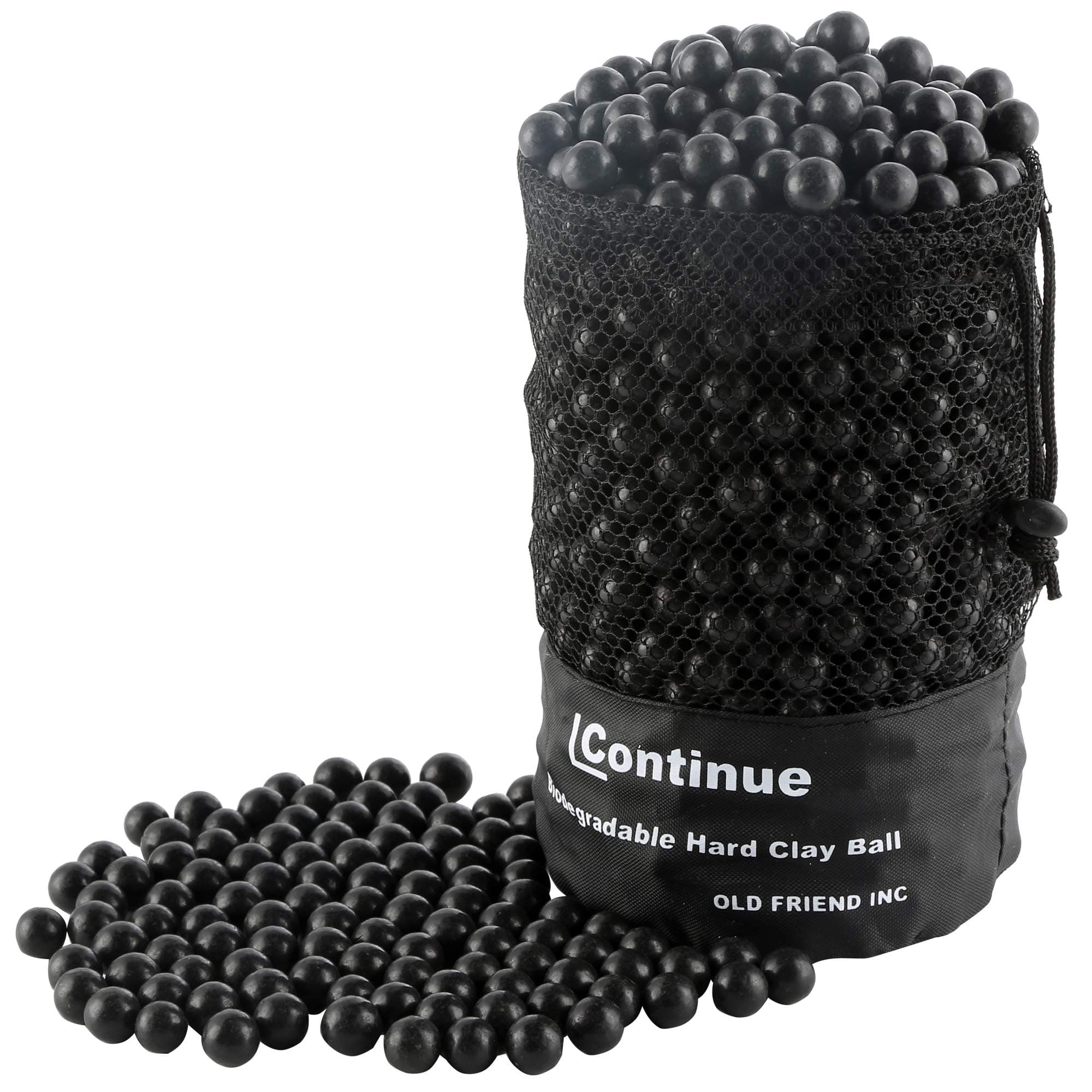 1500 Pieces Diameter 3/8" Slingshot Ammo Biodegradable Hard Clay Ball.