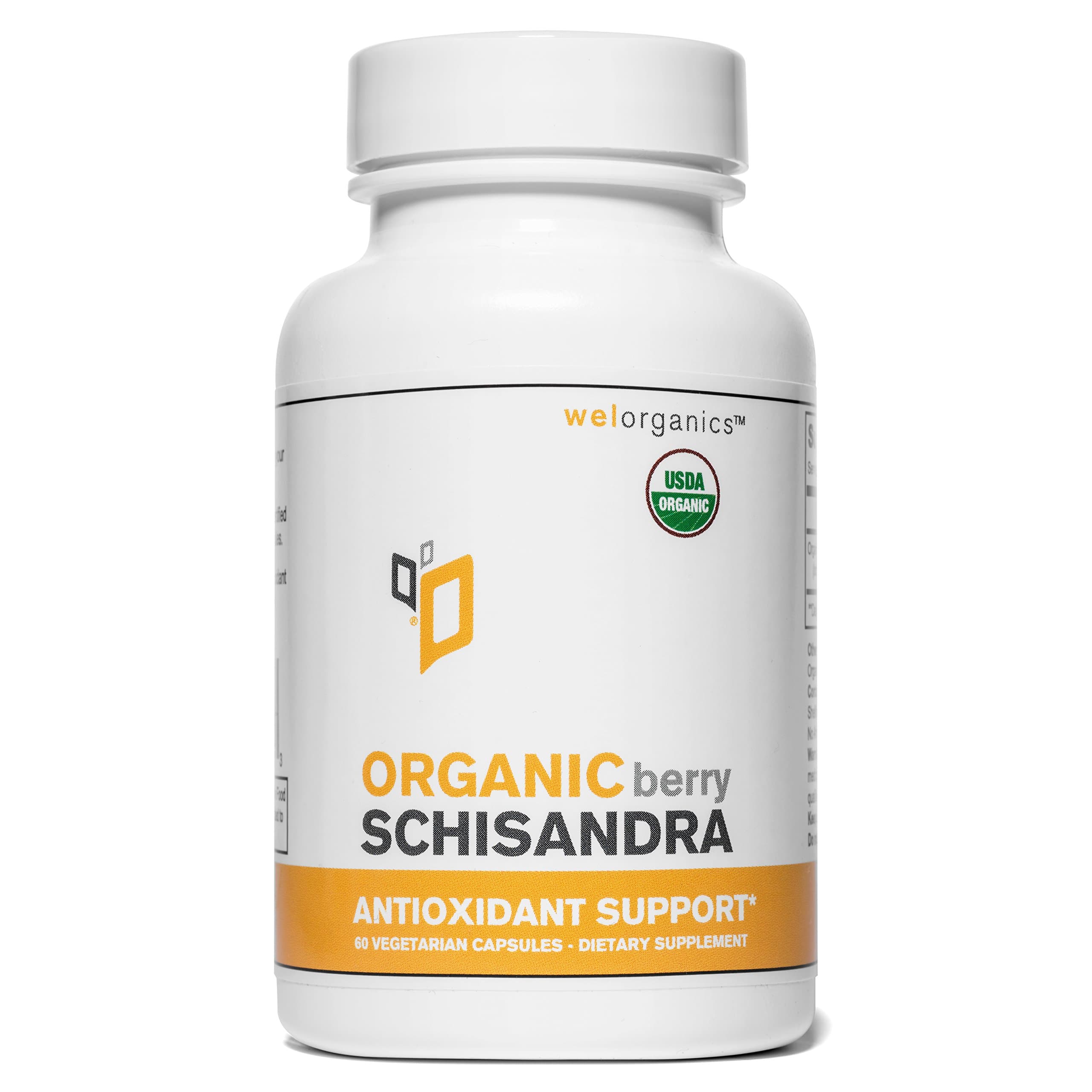 Certified Organic Schisandra Berry by WEL Essentials | 60 Capsules