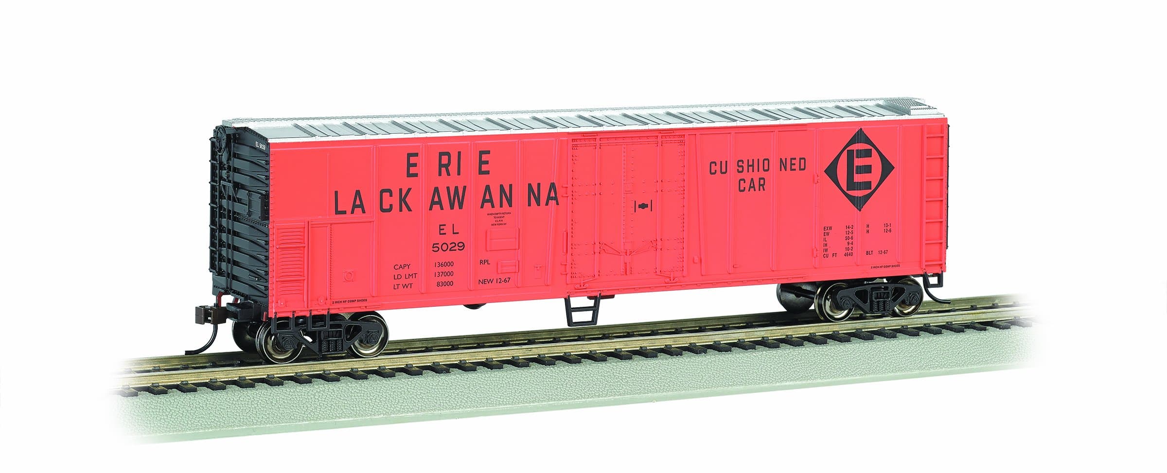 Bachmann Industries HO Scale Erie Lackawanna 50' Steel Reefer