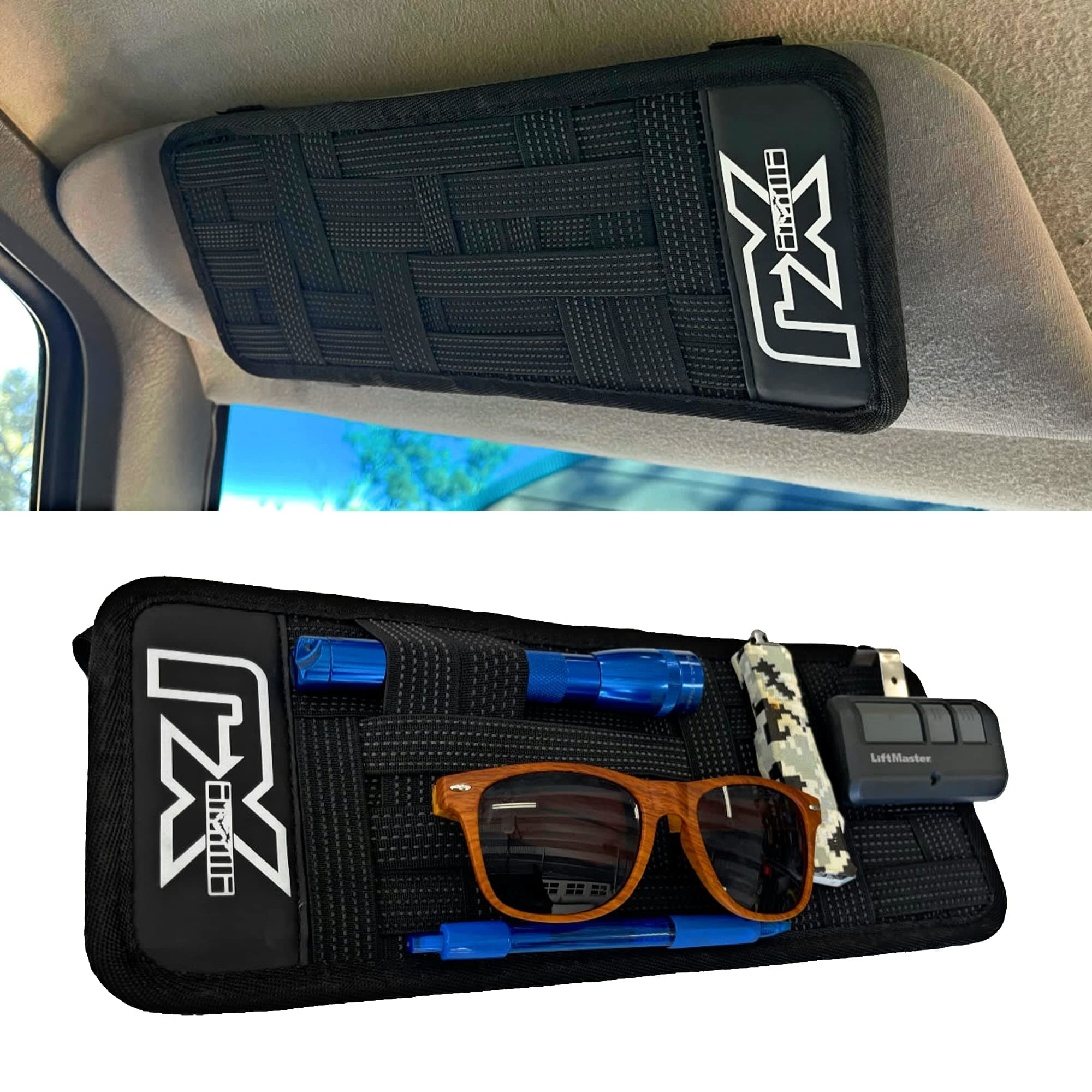 Cherokee Xj Accessories, Visor Organizer, Fits Every Year XJ 1984-2001