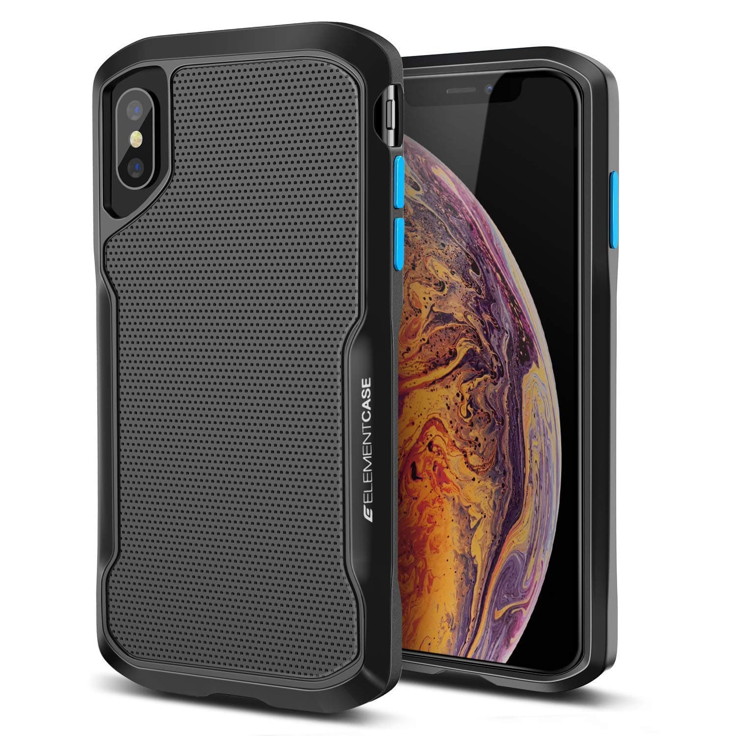 Element CaseShadow Drop Tested case for iPhone iPhone XS/X - Black (EMT-322-192EY-01)