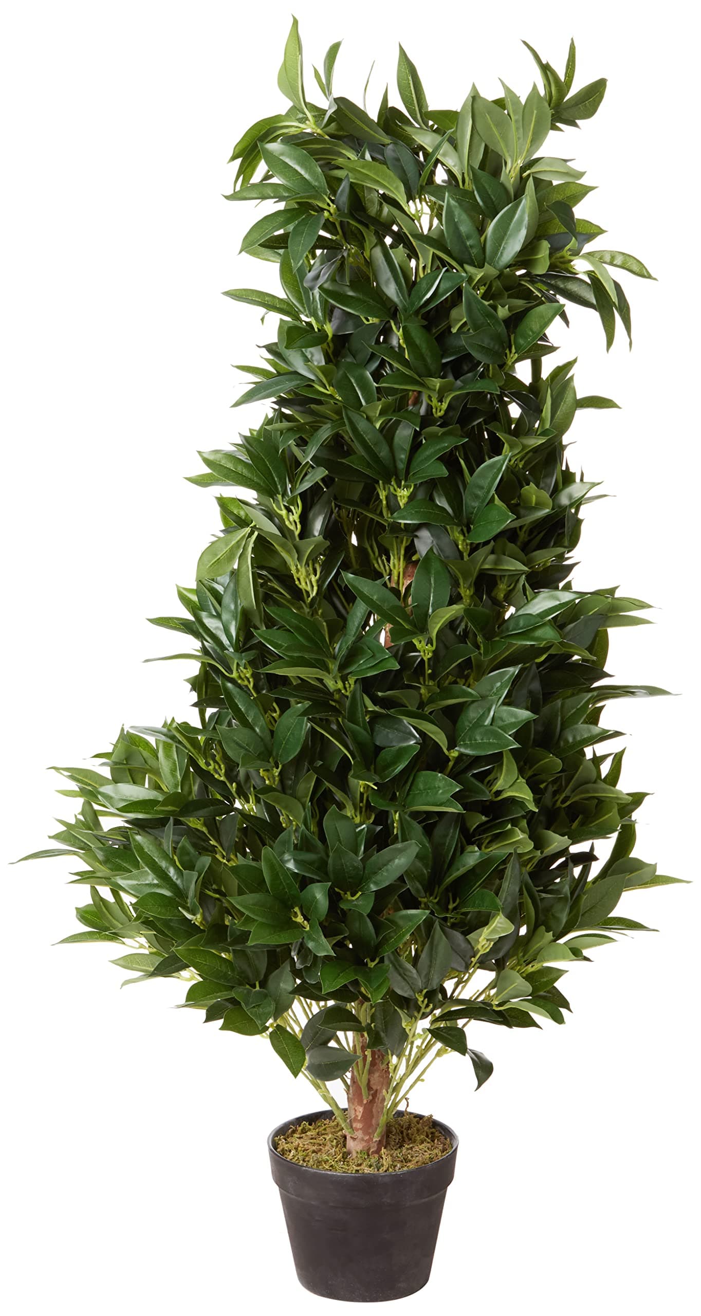 Nearly Natural 4ft. Bay Leaf Artificial Topiary Tree UV Resistant (Indoor/Outdoor)