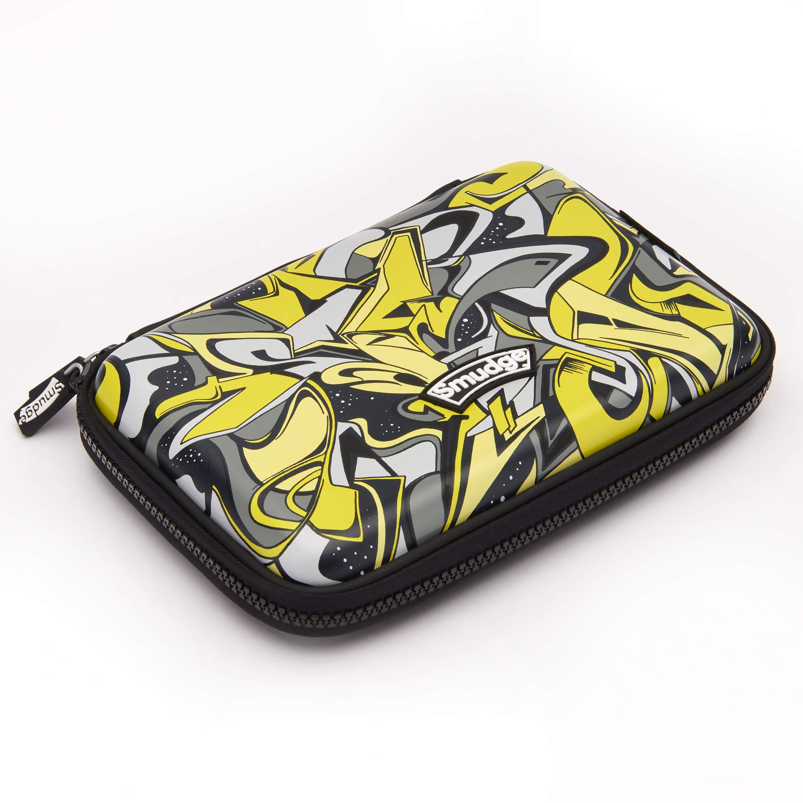 Smudge Stationery Boys Large Pencil case with compartments and"Live Loudly" Graffiti Design