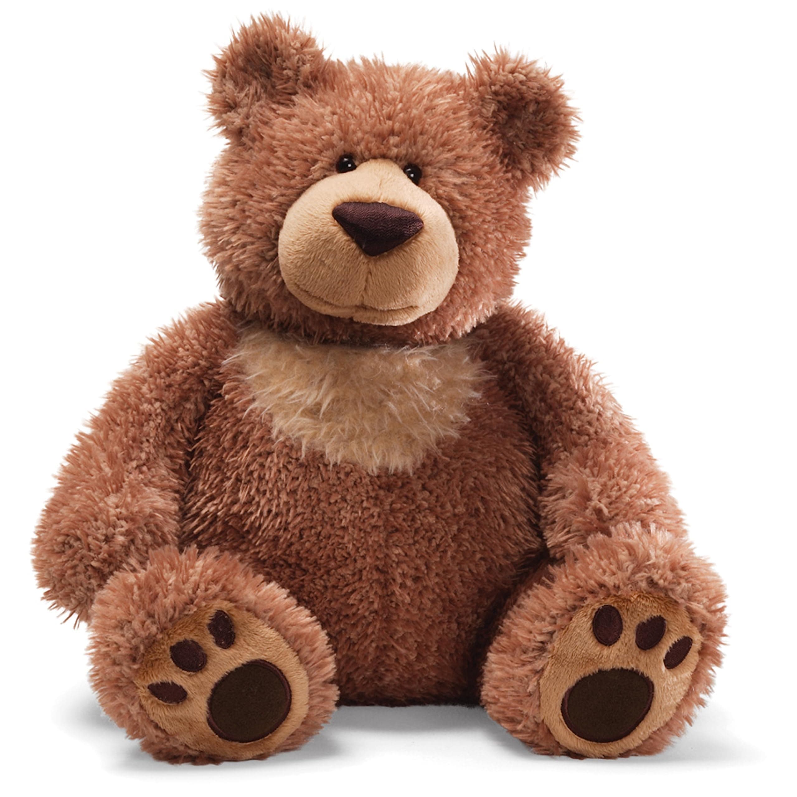 GUND Slumbers Teddy Bear, Premium Stuffed Animal for Ages 1 & Up, Brown, 17”