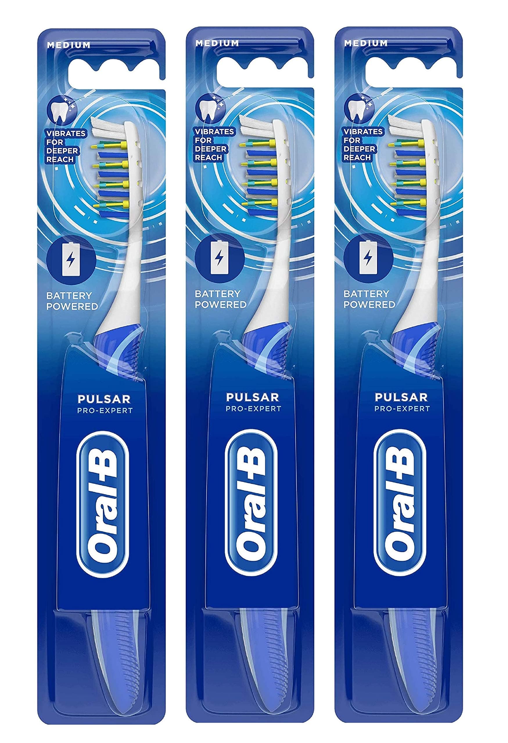 Pro Expert Pulsar 35 Toothbrush Medium Pack of 3