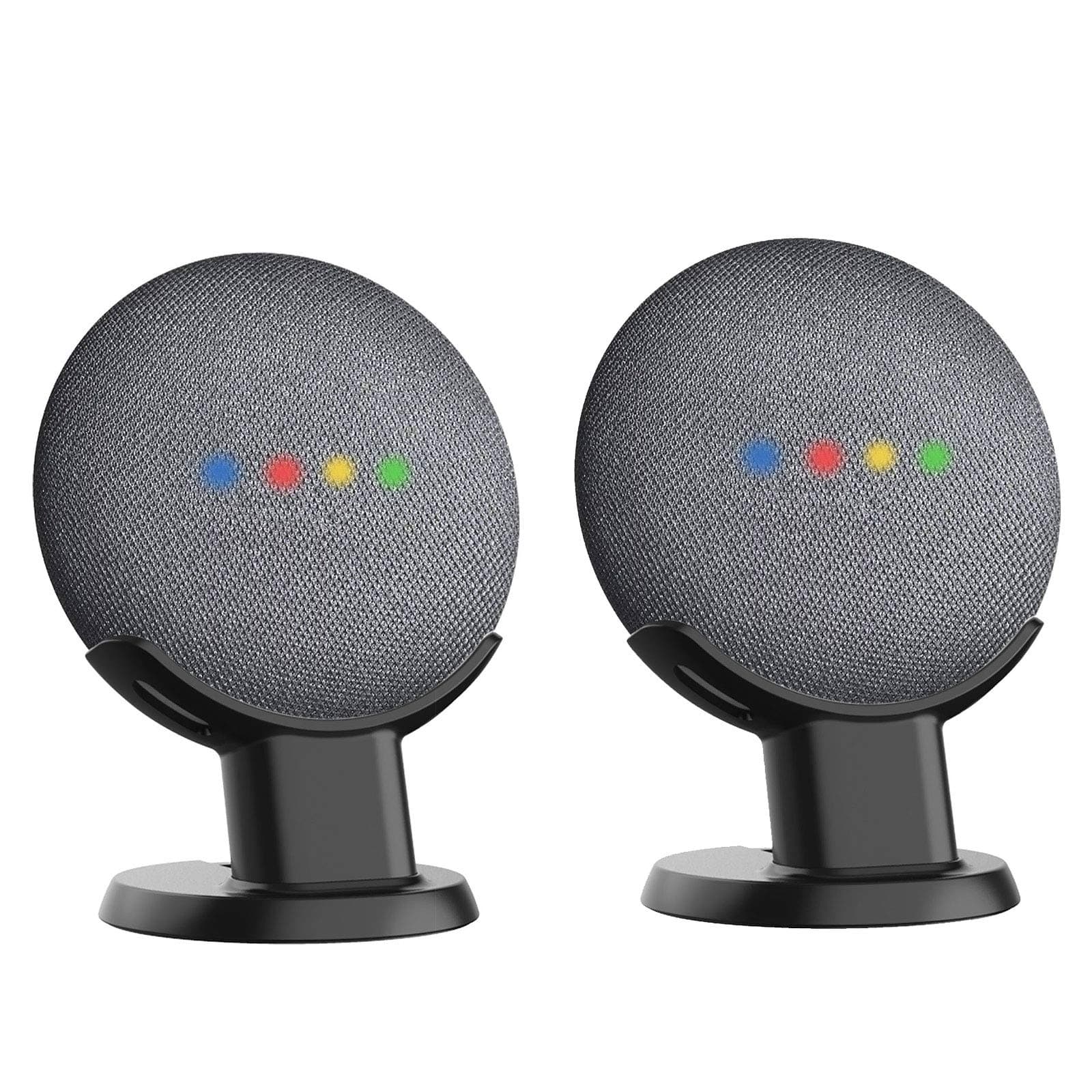 SPORTLINKPedestal for Nest Mini (2nd Gen) and Google Home Mini (1st Generation) Improves Sound Visibility and Appearance - A Must Have Mount Holder Stand for Nest Mini (2nd Gen)/ Home Mini (2 Pack)