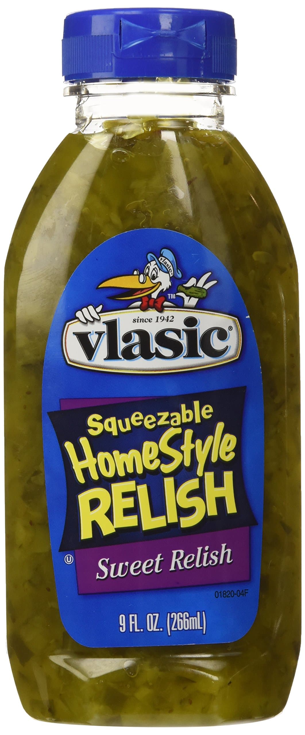 Vlasic Squeezeable Homestyle Pickle Relish, Sweet, 9 Ounce