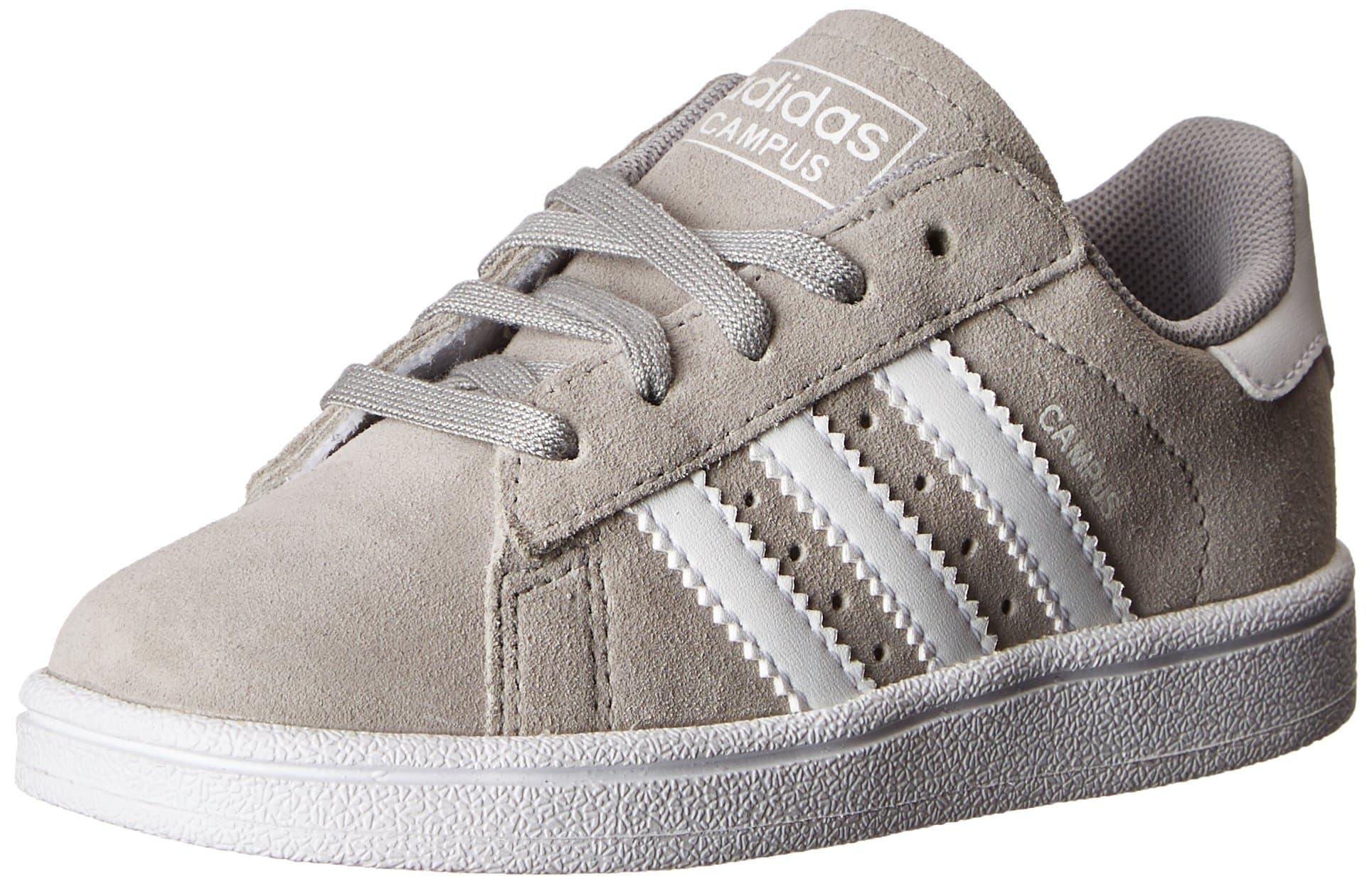 adidas Originals Campus 2 I Fashion Sneaker (Infant/Toddler), Solid Grey/White/Solid Grey, 10 M US Toddler