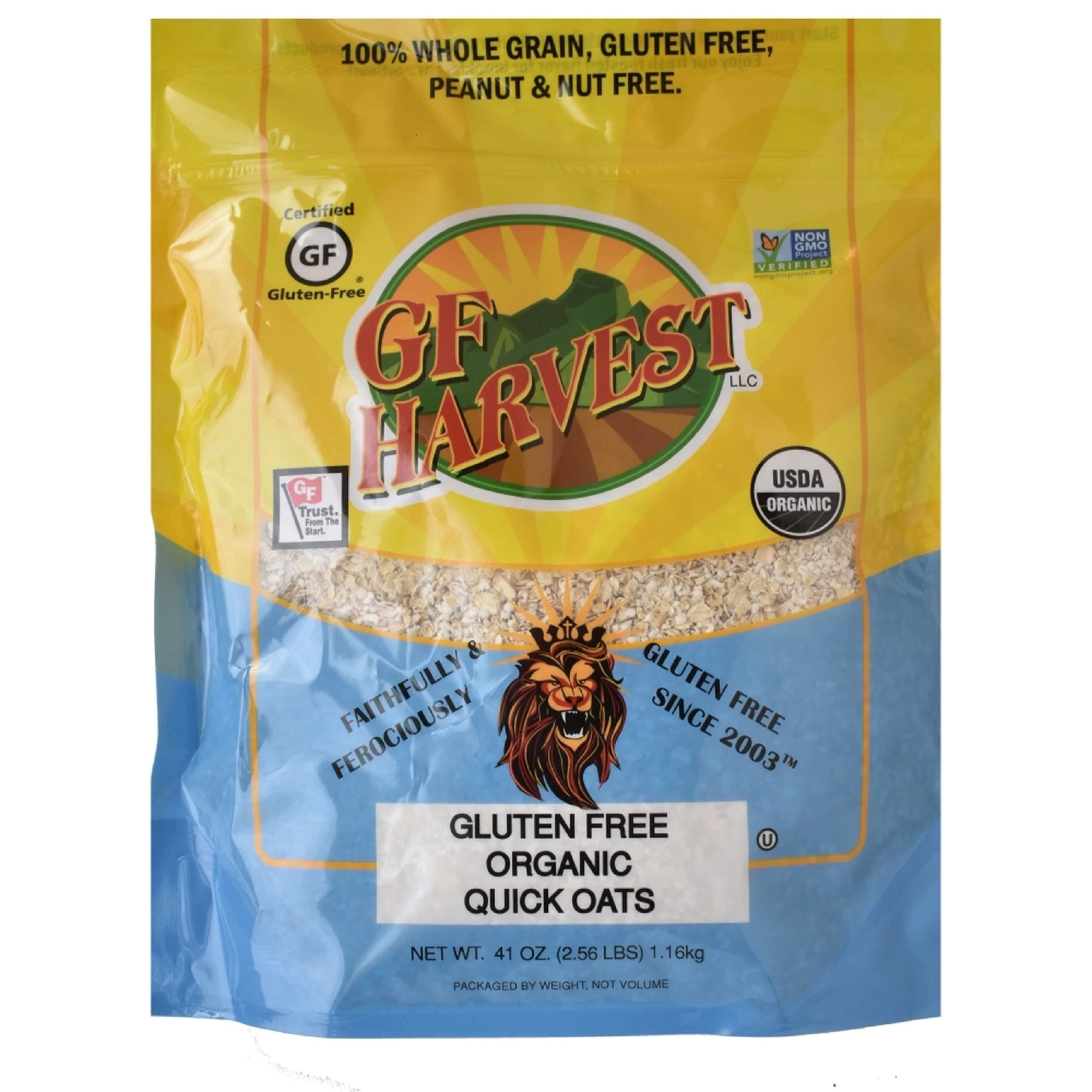 GF Harvest Gluten Free Organic Quick Oats, 20 Oz., 2 Count