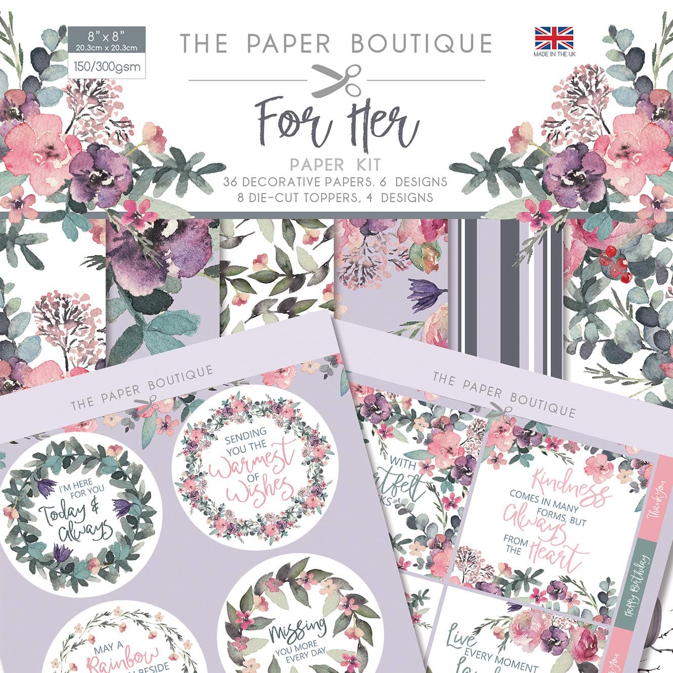 The Paper Boutique For Her Paper Kit