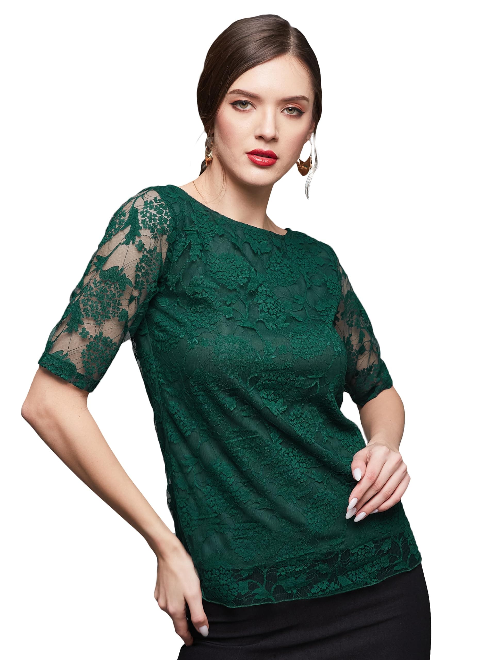 – Women's Floral Slim Shirt