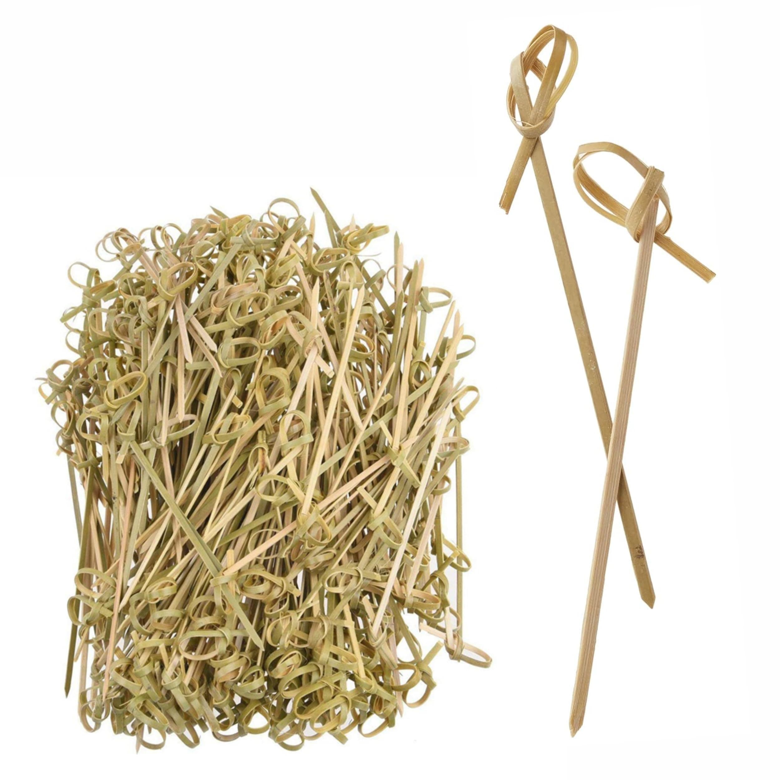 Perfectware - BambooKnot4-300ct Bamboo Knot 4-300ct 4" Bamboo Knot Picks (Pack of 300)