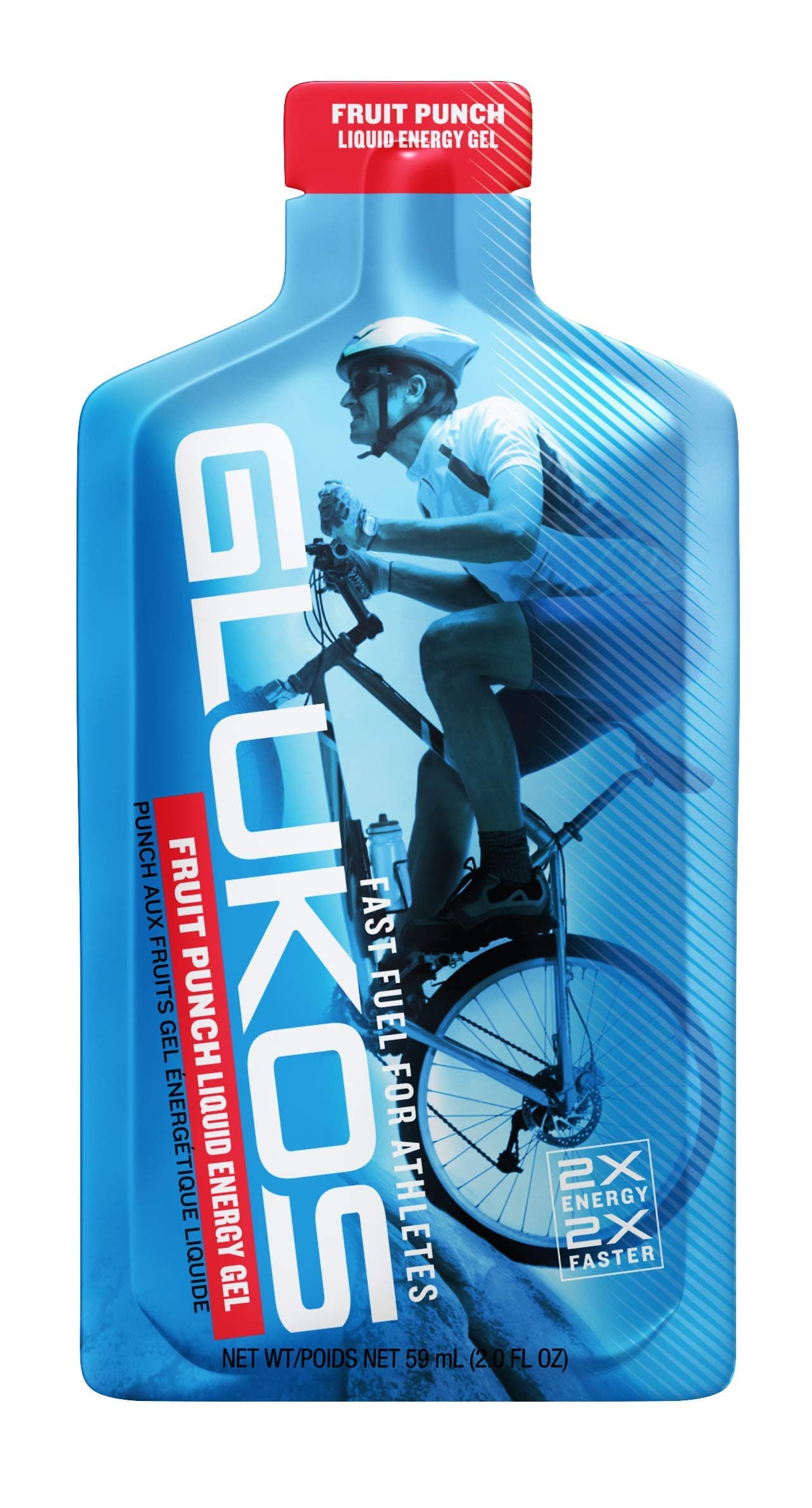 Glukos Energy Liquid Gel 2oz 12ct Tray 2 Fl Oz (Pack of 12)