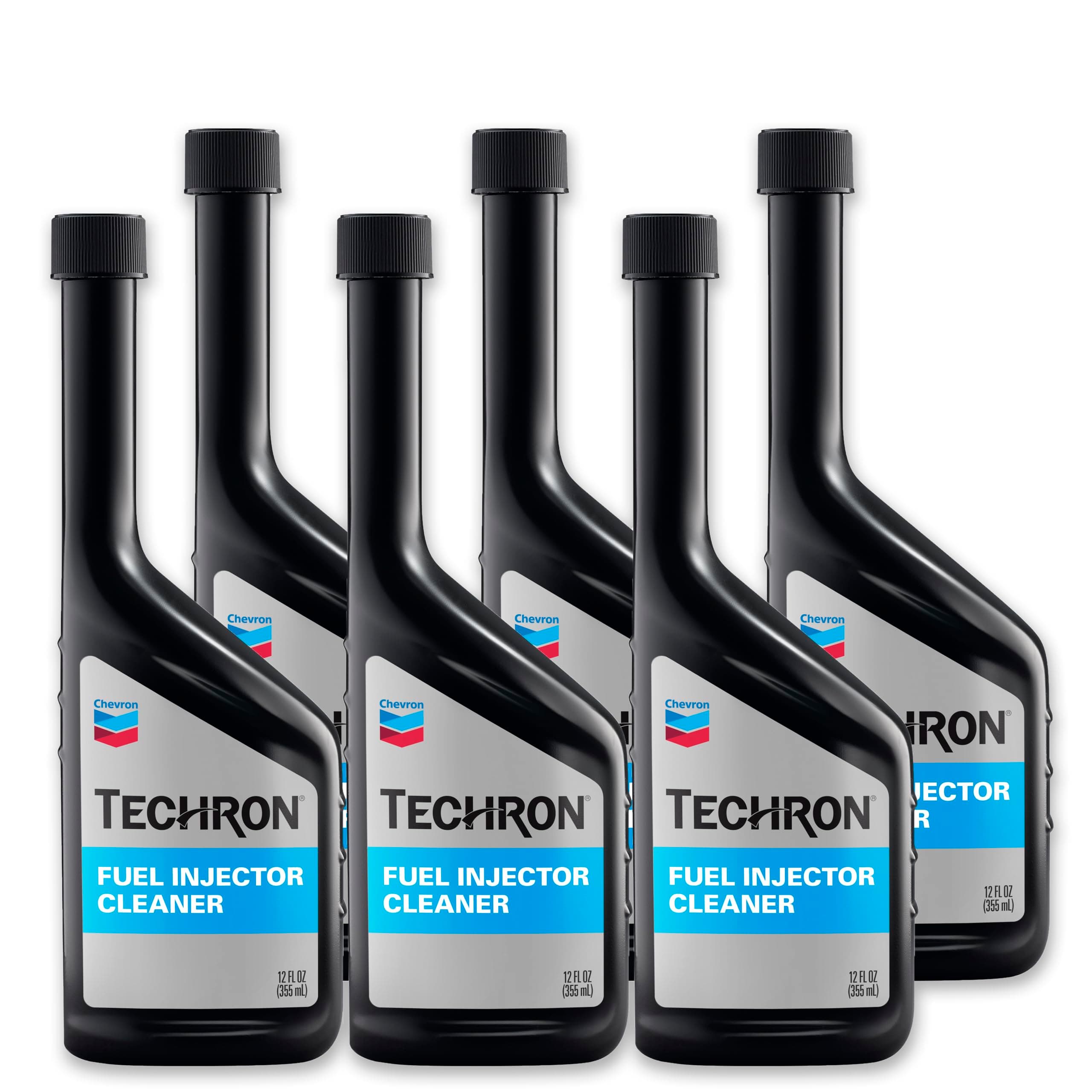 Chevron Techron Fuel Injection Cleaner - 12 oz, (Pack of 6)