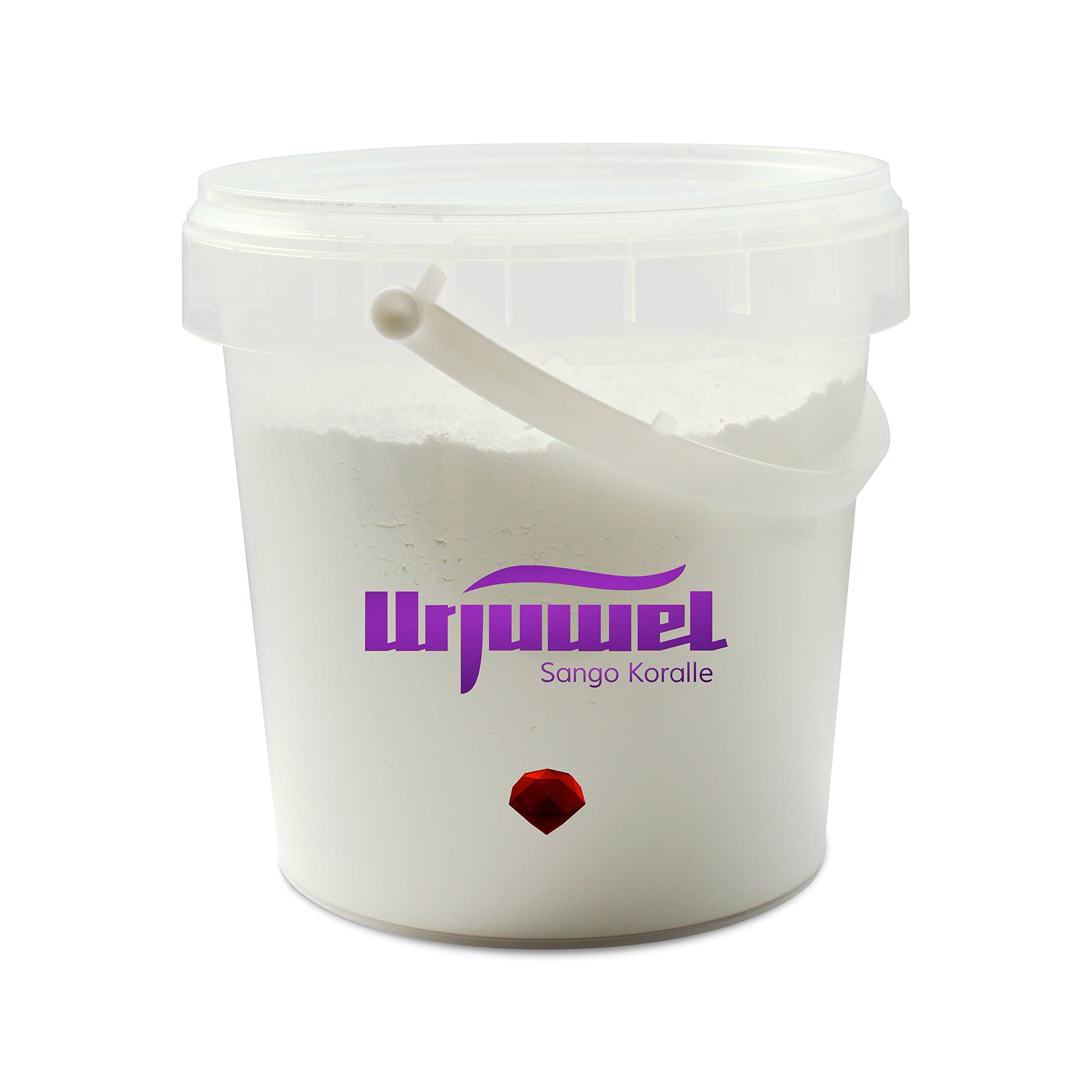 Urjuwel Sango coral 1000 g: radiation-free, natural calcium and magnesium in 2:1 ratio.