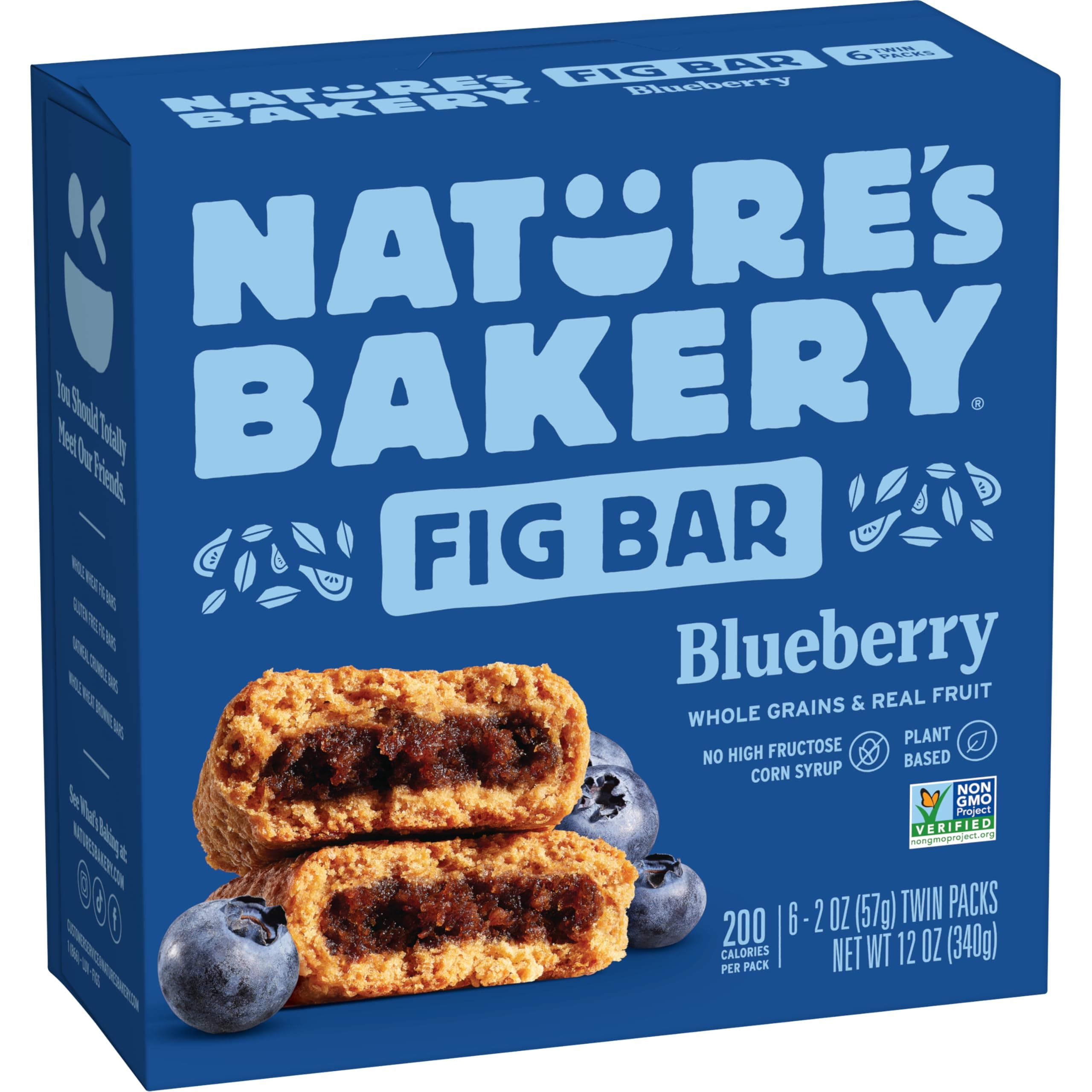 Blueberry Fig Bars, 2 Oz, 6 Ct
