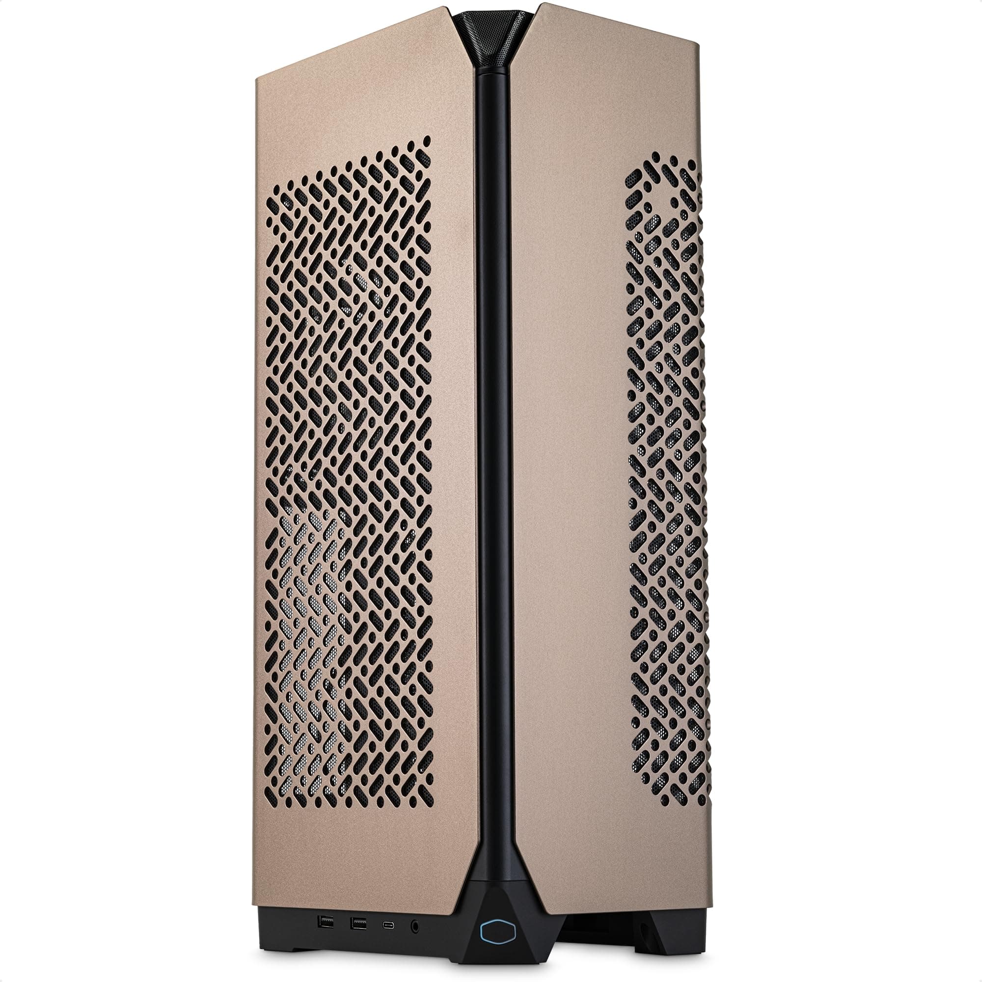 Cooler Master NCORE 100 MAX Bronze Mini-ITX SFF Tower - Custom AIO Cooler, 850W SFX Gold ATX 3.0 Power Supply, Easy Installation, PCIe 4.0 Mounting Cable and Vertical GPU Bracket