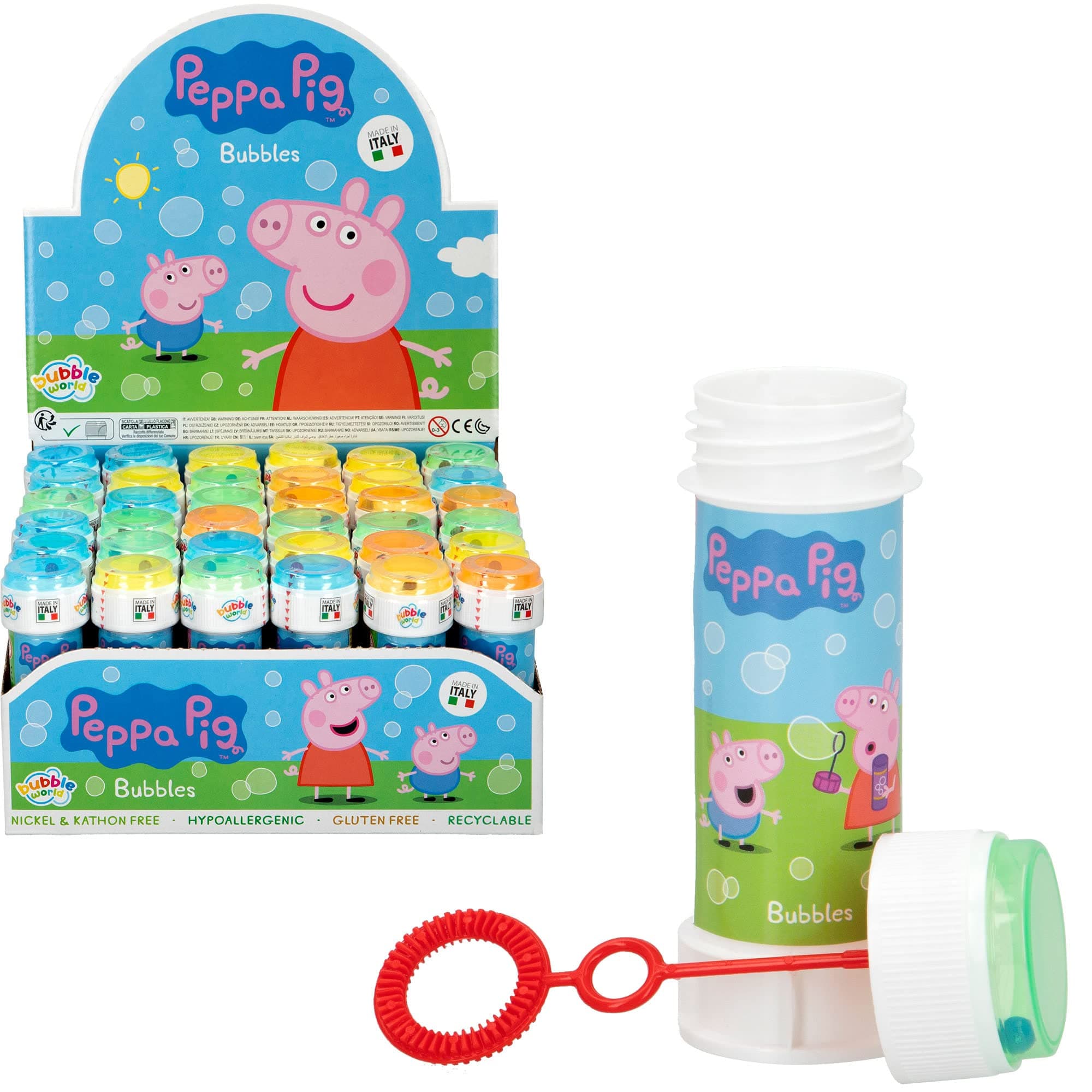 Export.CM 097208 60 Millilitre Bubbles Peppa Pig, Multi-Colour