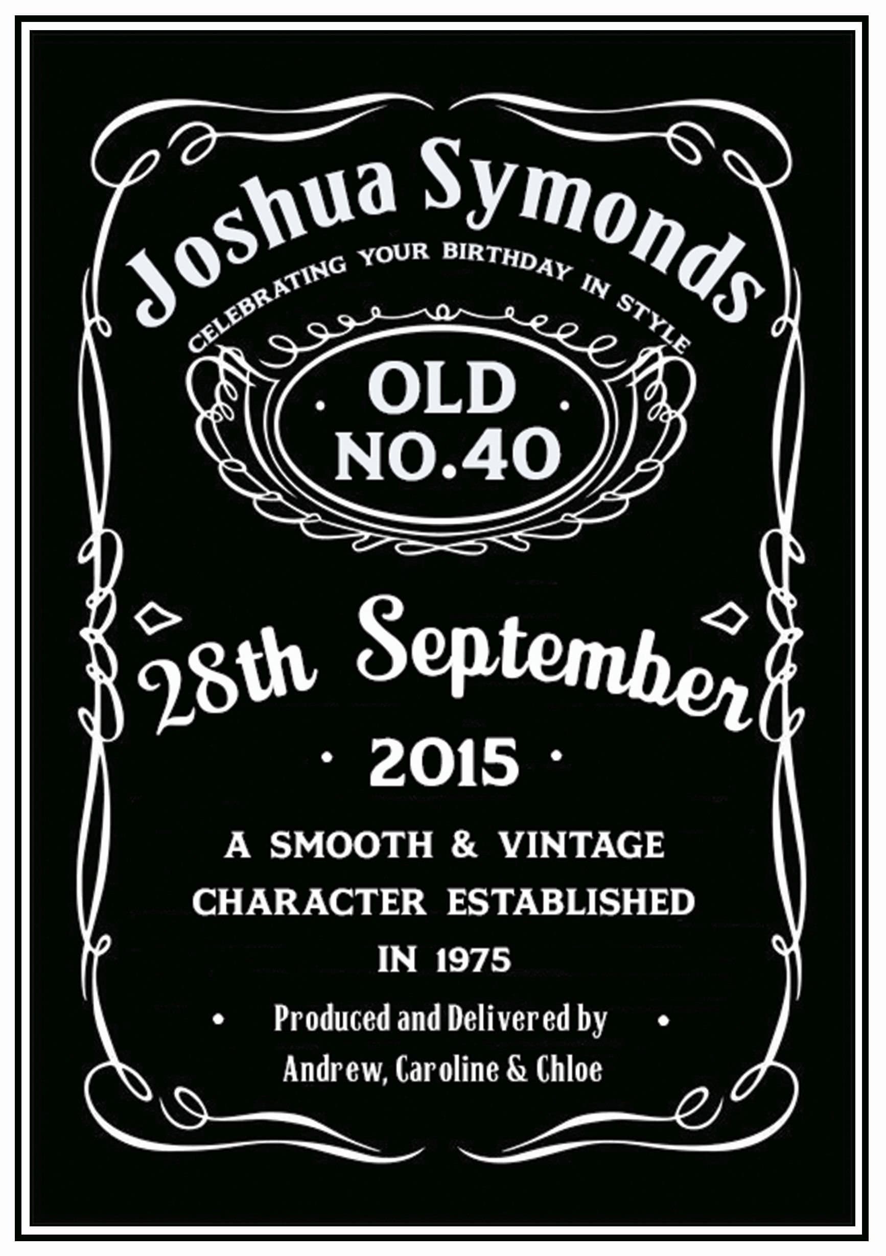 Personalised JD Inspired Birthday Card