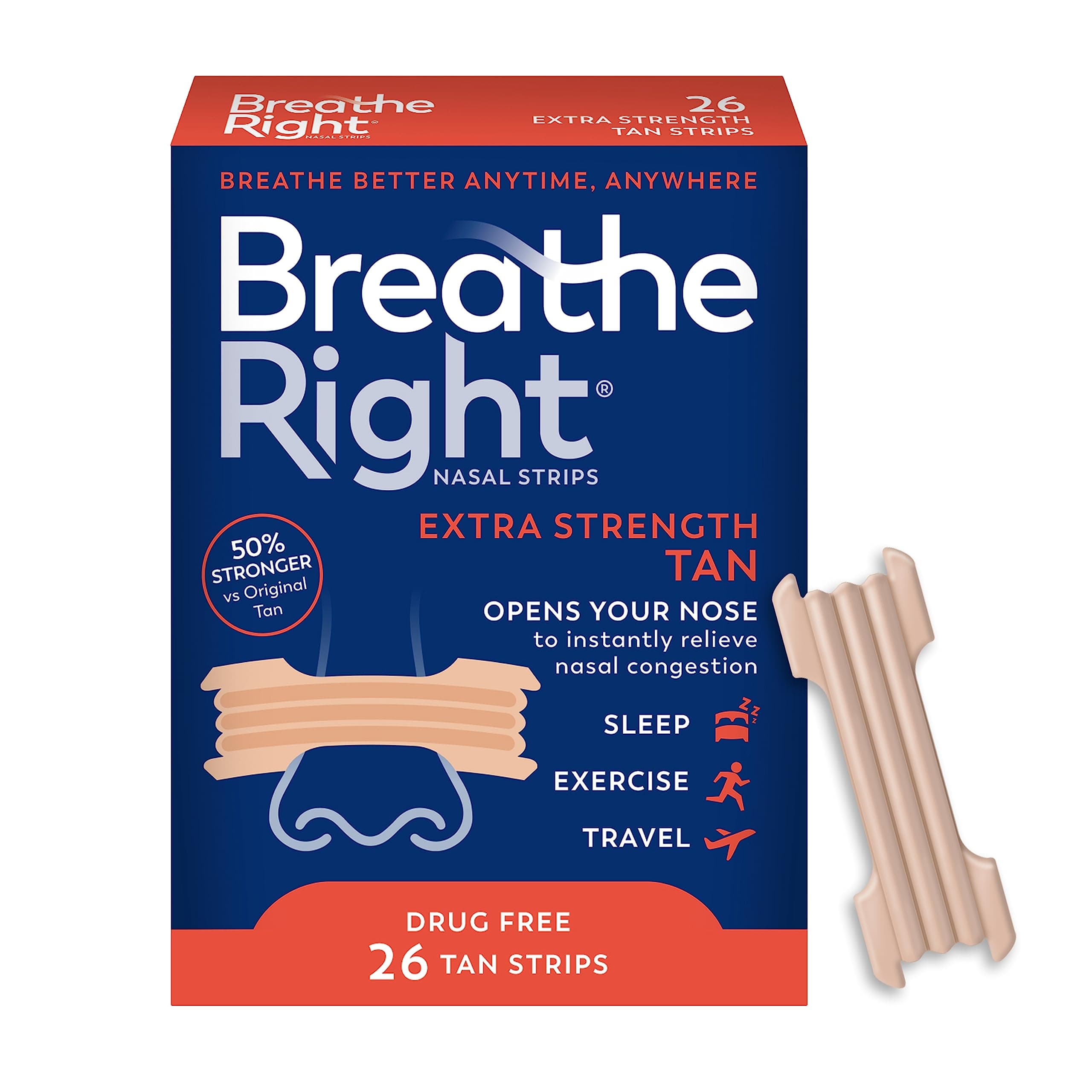 Breathe Right Breathe Right Nasal Strips Extra, 26 each