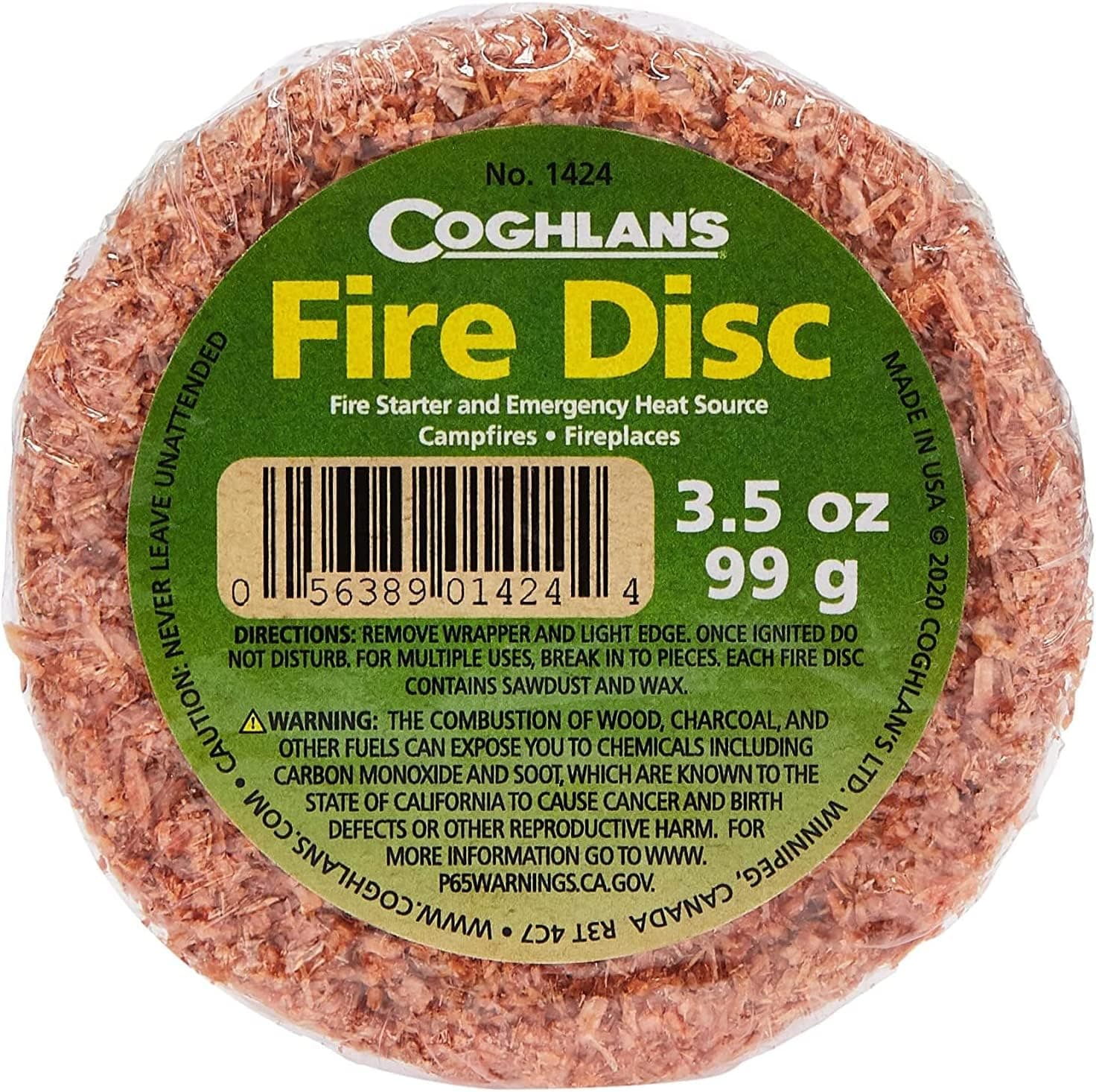 Coghlan's Fire Disc(24) Display Normal Brown