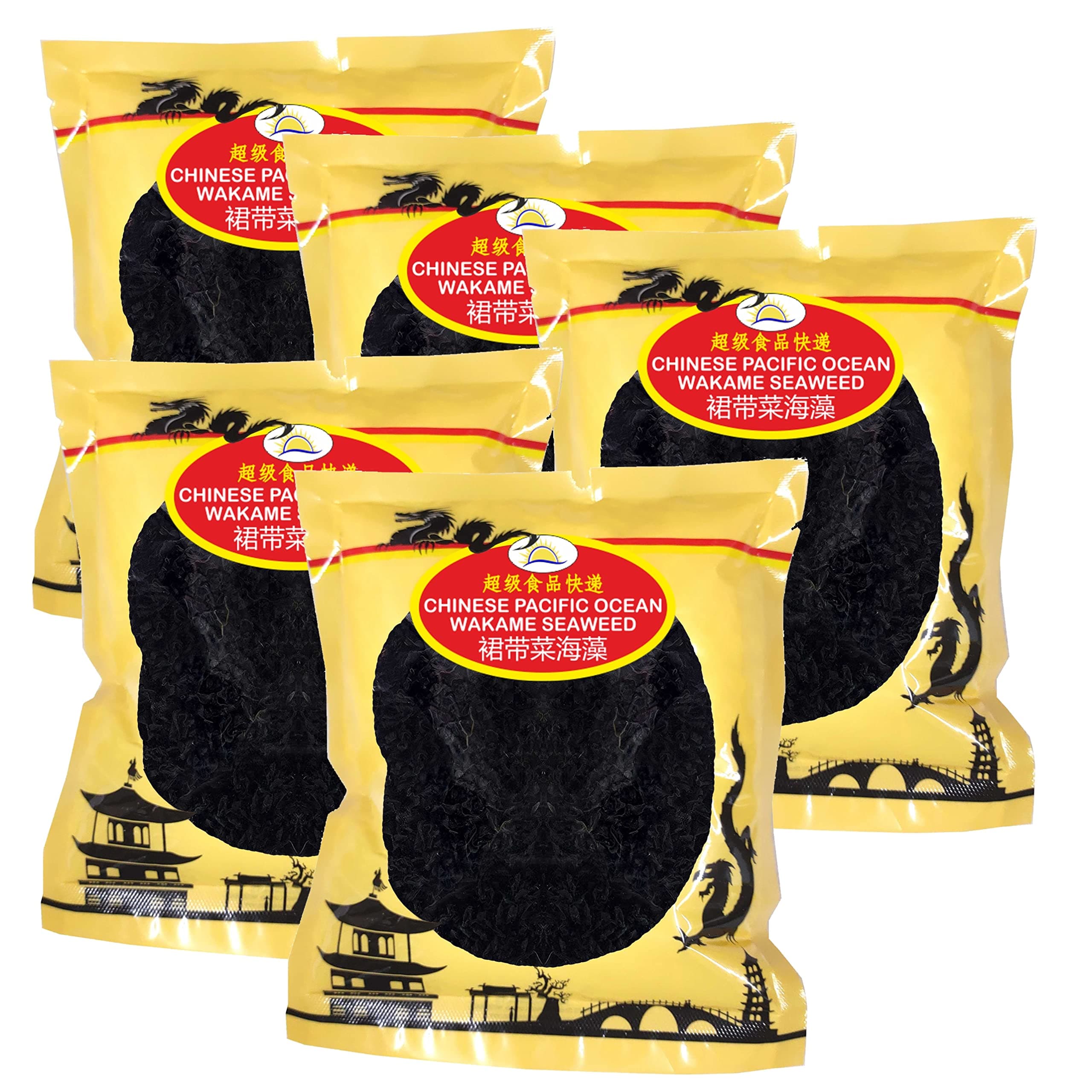 Wakame Dried Edible Seaweed 5 x 100g (500G)