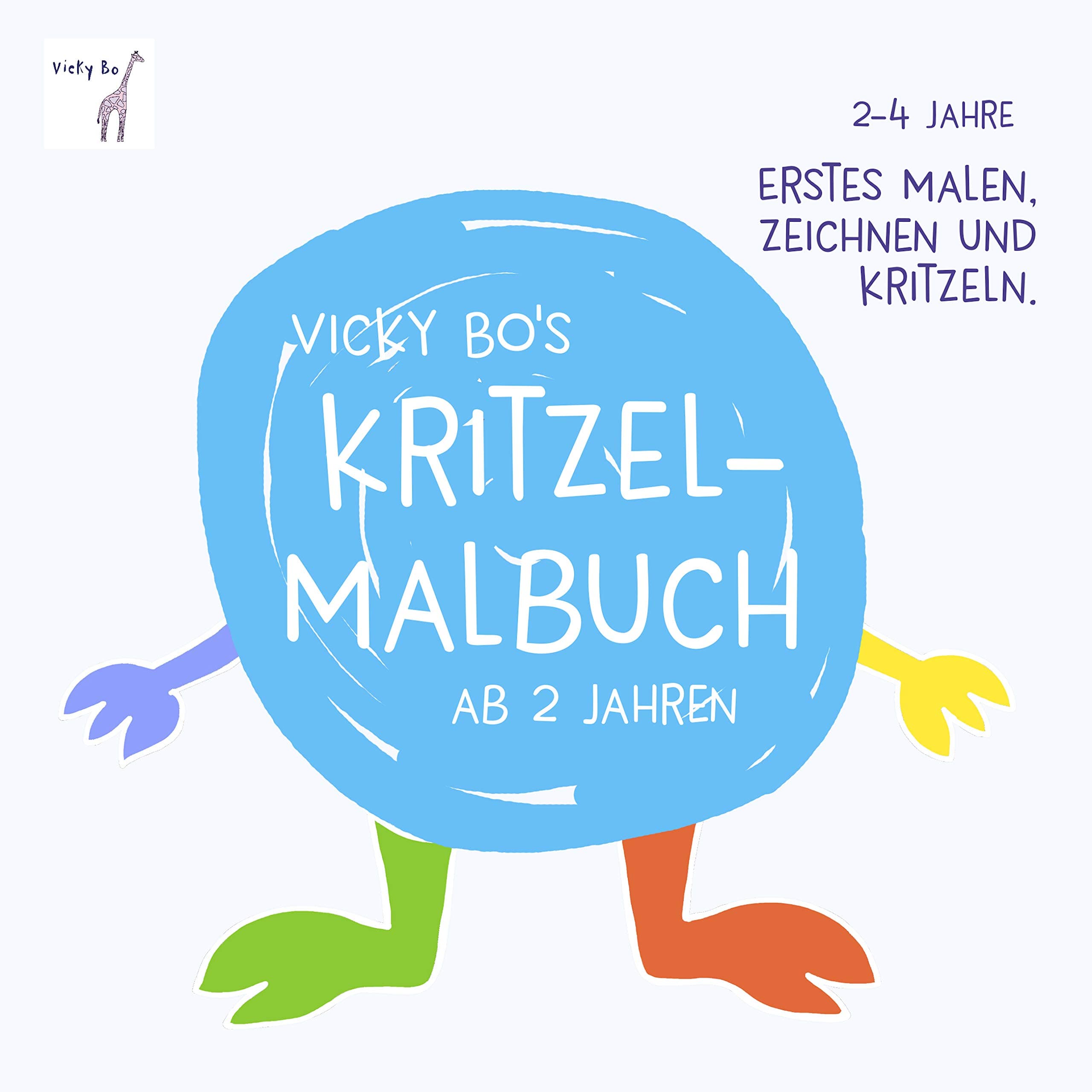 Vicky Bo's Kritzel-Malbuch: Erstes Malen, Zeichnen und Kritzeln Pamphlet
