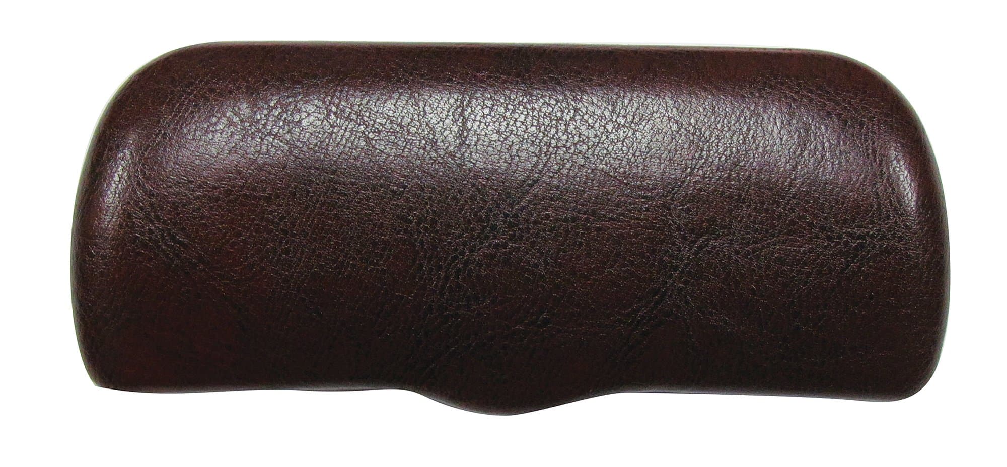 Hard Shell Eyeglass Case For Men, Easy To Open Glasses Case W/Lip, Faux Leather