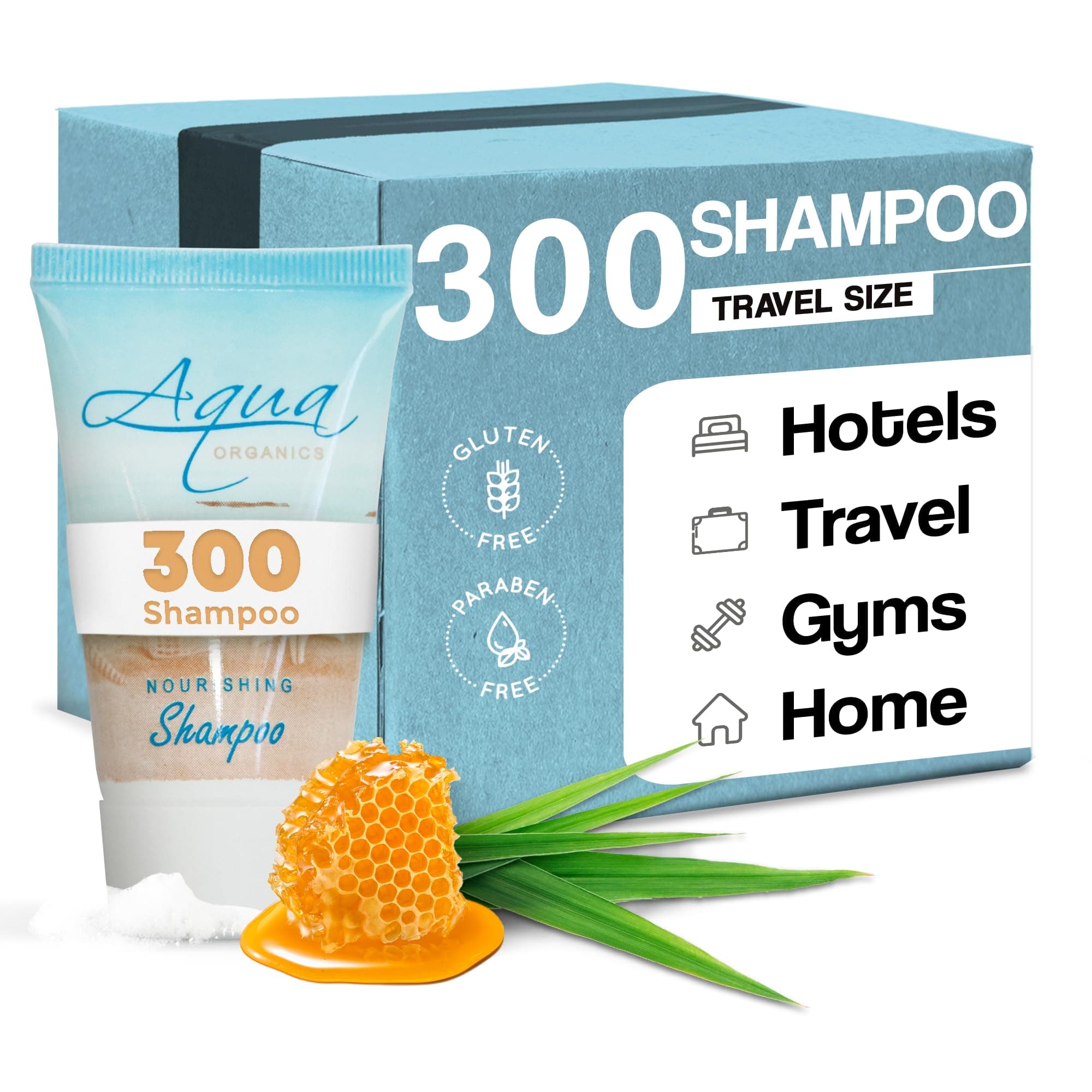 Shampoo, Travel Size Hotel Amenities, 1 oz (Case of 300)