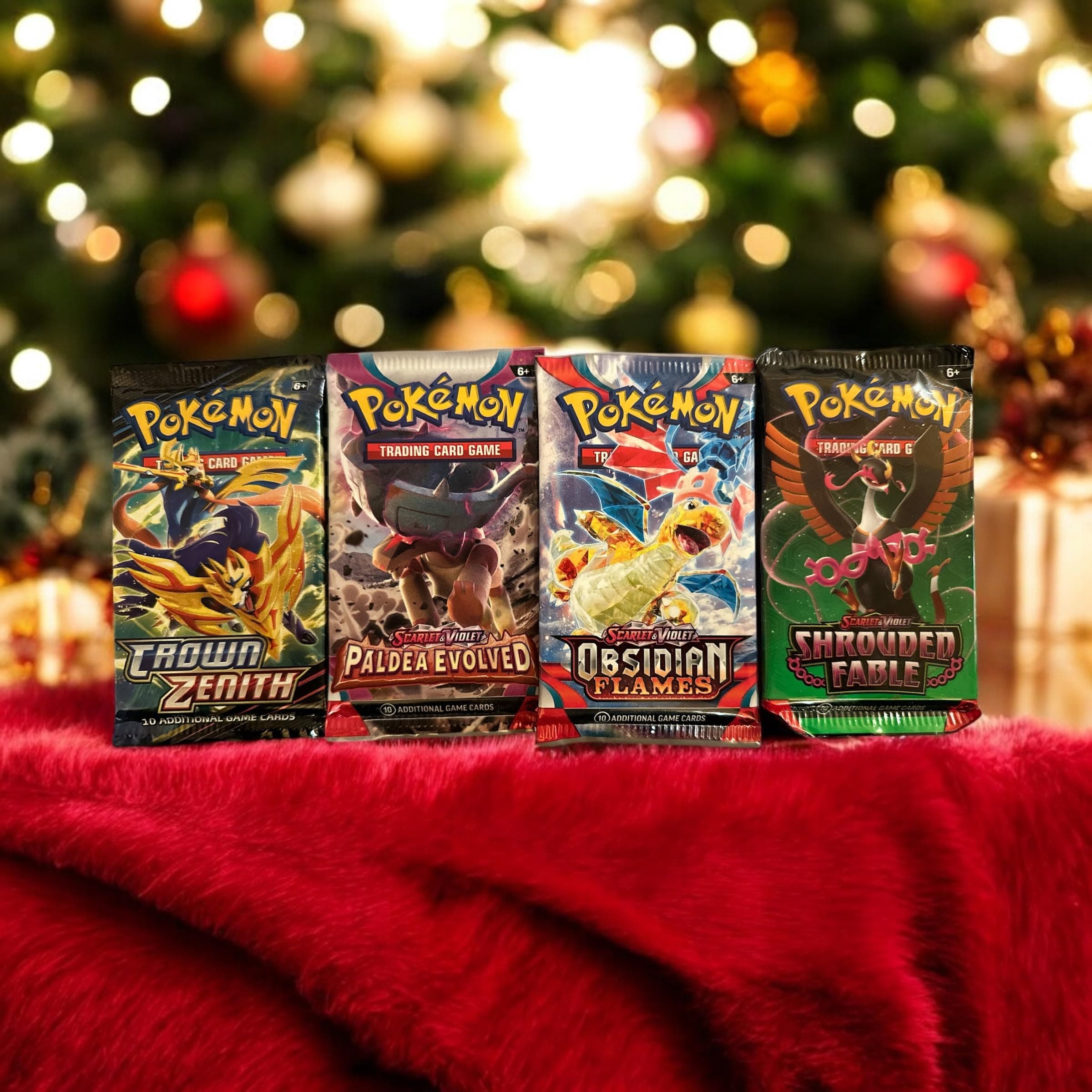 Pokemon Assorted boosters: 4 Packs