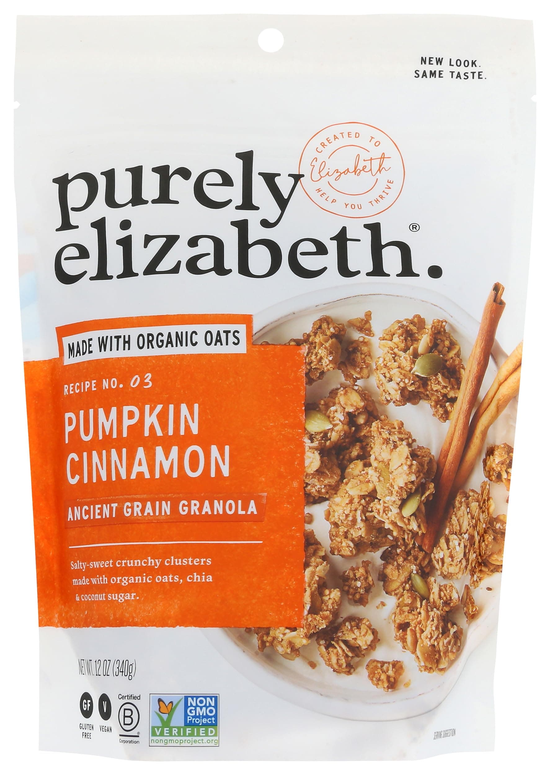 Pumpkin Cinnamon Ancient Grain Granola 12 Ounce Bag - Single Pack