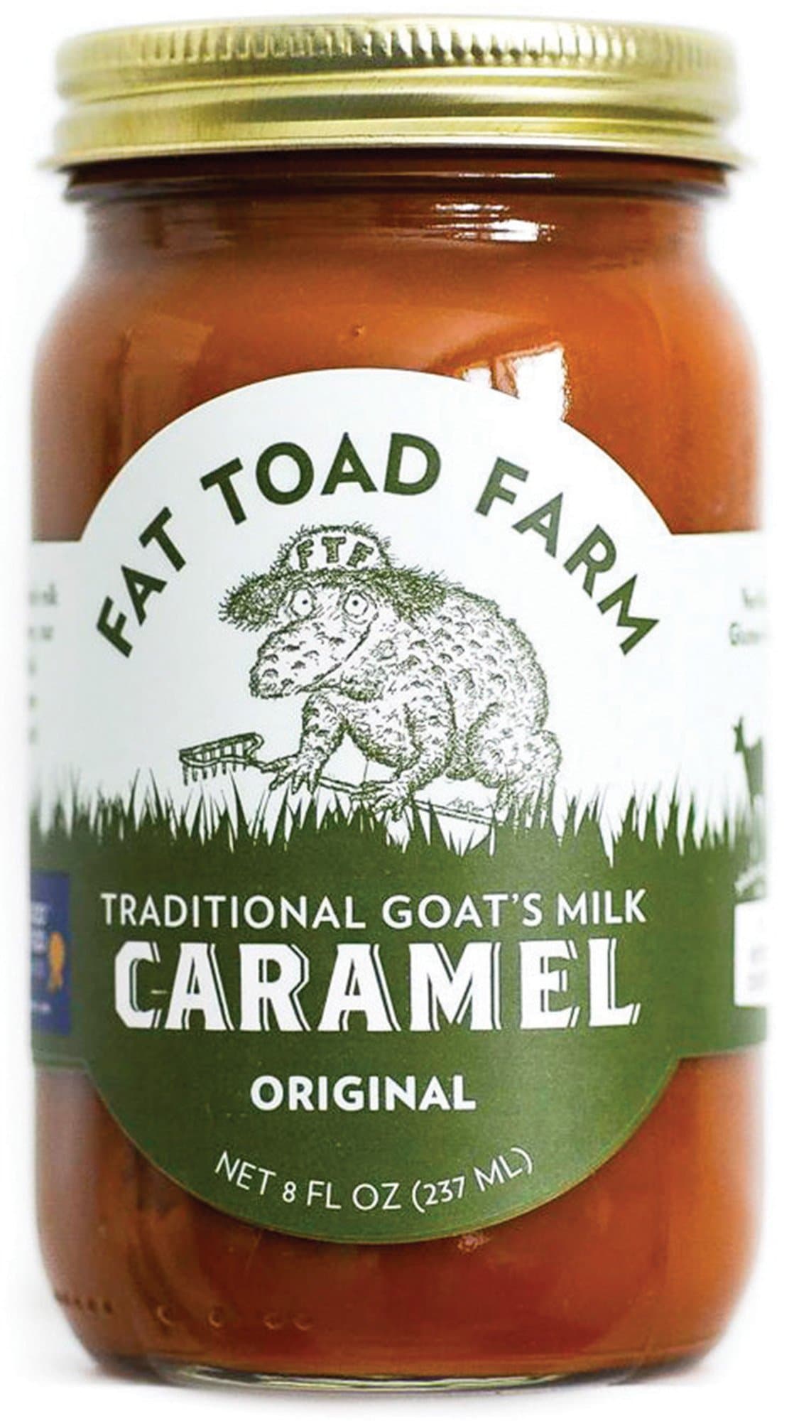 Fat Toad Farm Traditional Goat’s Milk Caramel Sauce/Cajeta, Original, Gluten Free, 8 fl oz