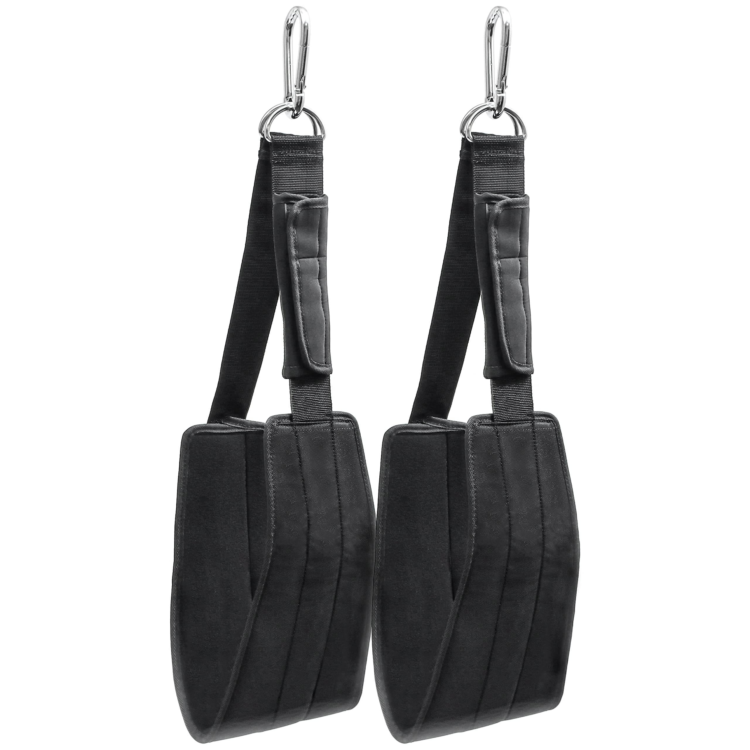 Trademark Innovations Pull Up Bar Ab Straps Core Strengthening Fitness Equipment Set of 2