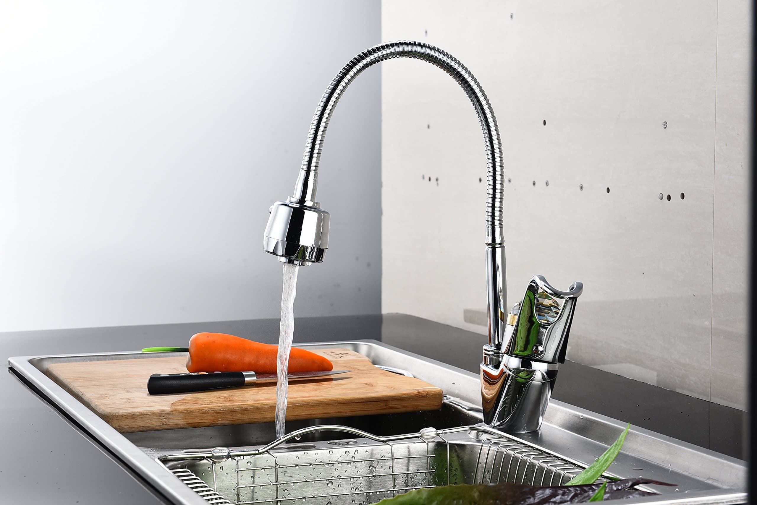 360 Rotatable Kitchen Bar Bathroom Sink Faucet Single gems Handle Dual Mode Flexible Neck Laundry Room Garden Outdoor Application Faucets Tap, by Sharpgrass