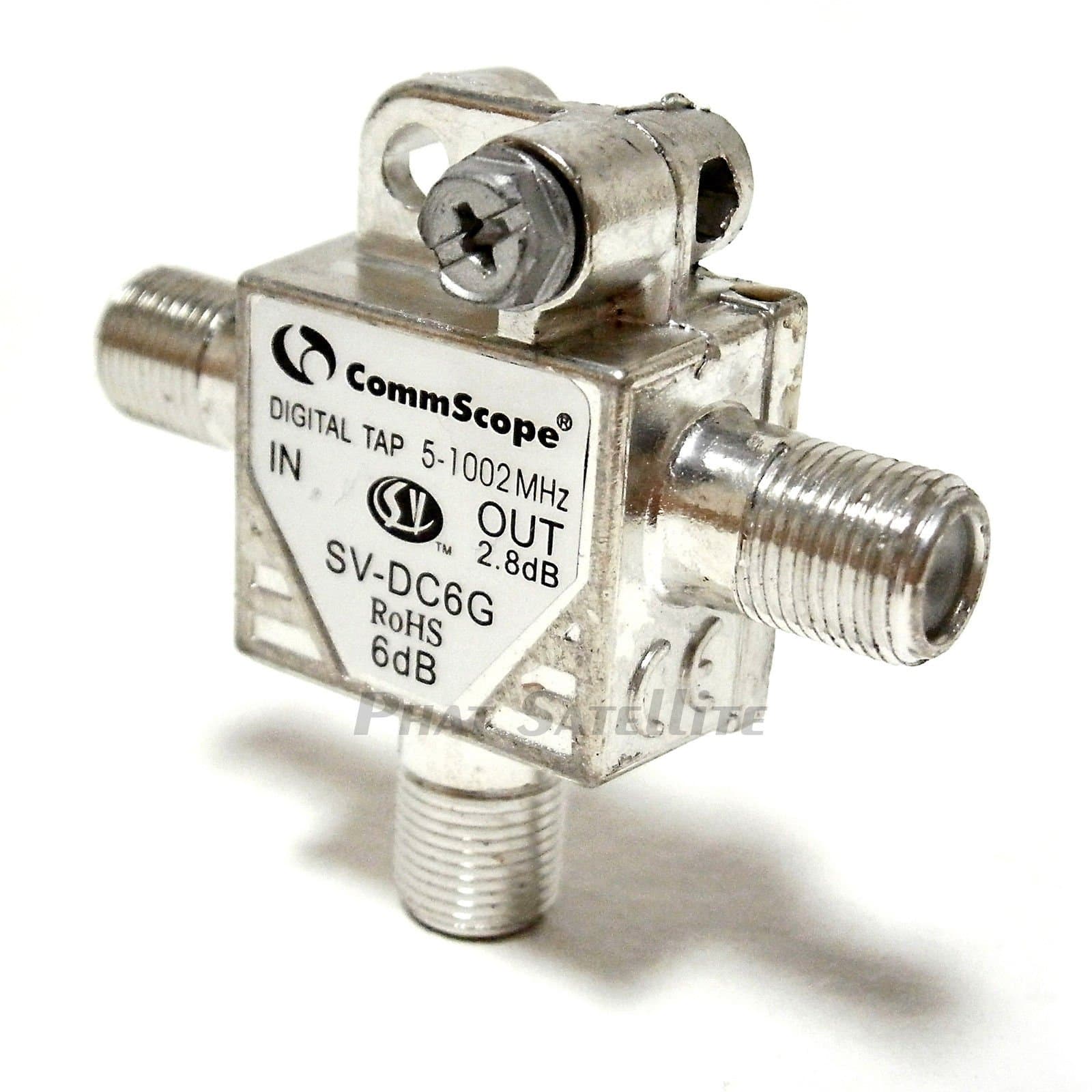 1 Piece COMMSCOPE SV-DC6G T-Type 6db COAXIAL DIGITAL TAP 5-1002Mhz DIRECTIONAL COUPLER