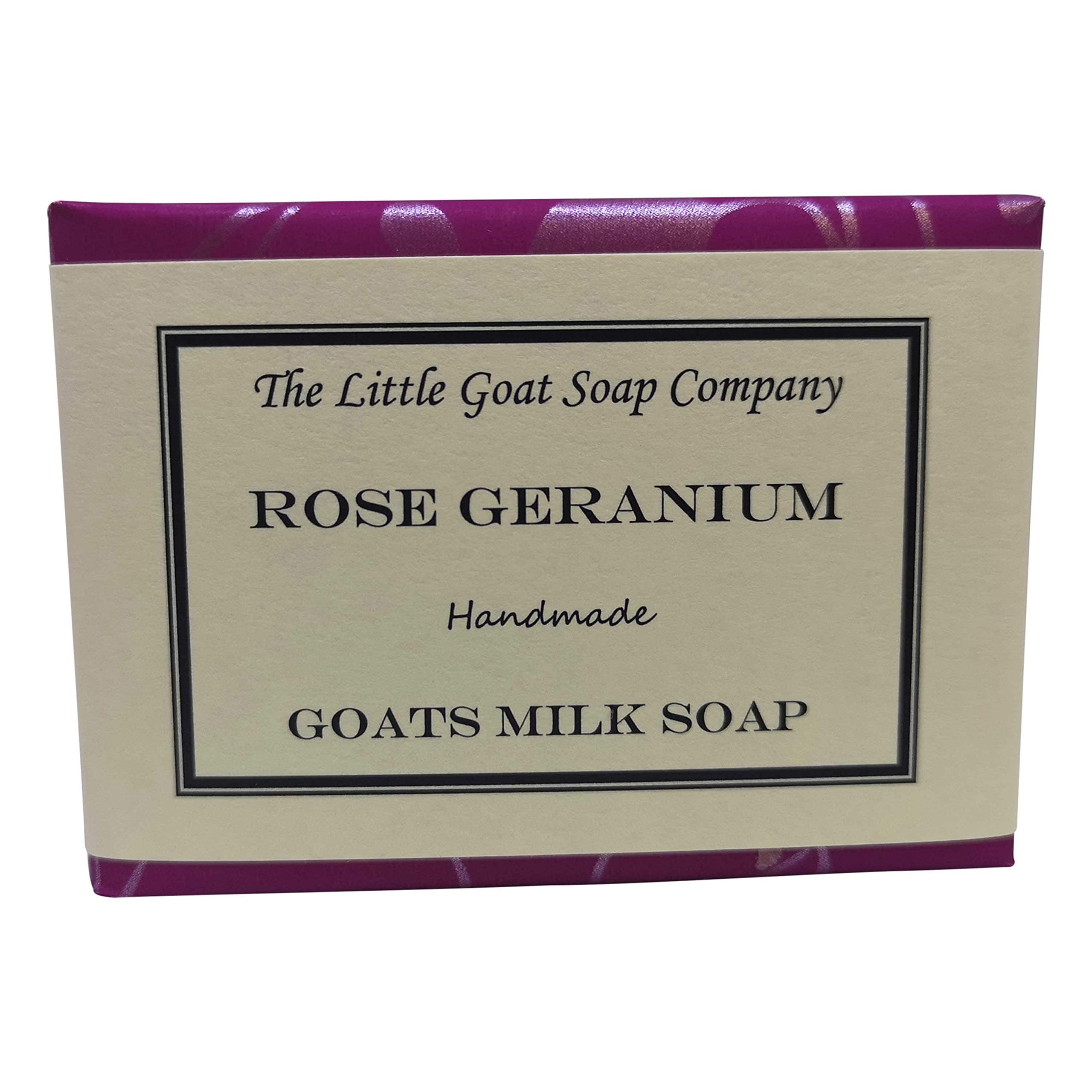 The Little Goat Soap Company Rose Geranium Goats Milk Soap, 100 g