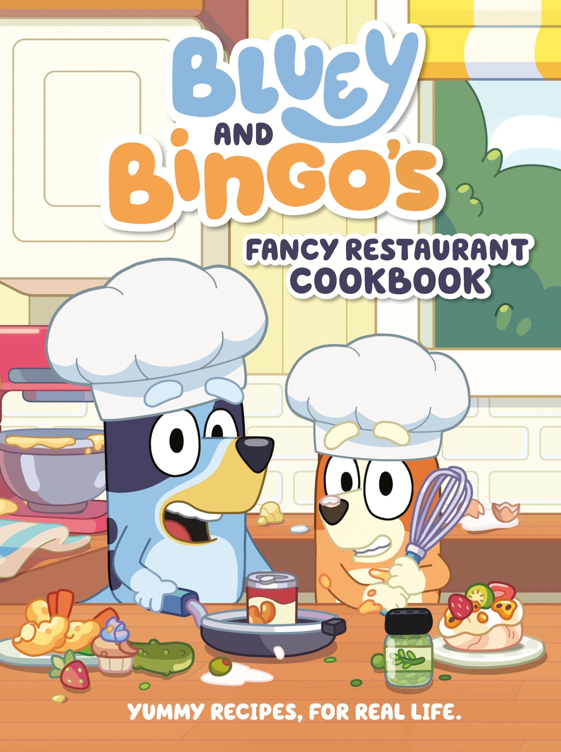 Bluey and Bingo's Fancy Restaurant Cookbook: Yummy Recipes, for Real Life Hardcover – Picture Book, 11 July 2023