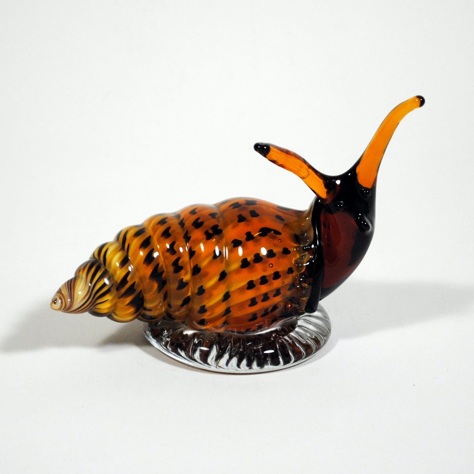 Handcrafted Art Glass Sale, 6.3x2.75x5.1 Snail